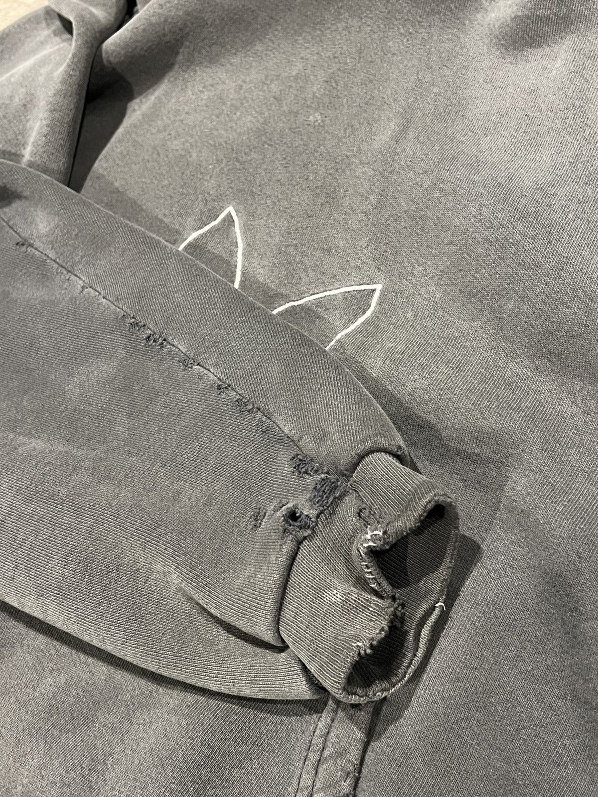 Adidas Sun Faded Distressed and Repaired Vintage Adidas Hoodie Size US XL / EU 56 / 4 - 6 Thumbnail