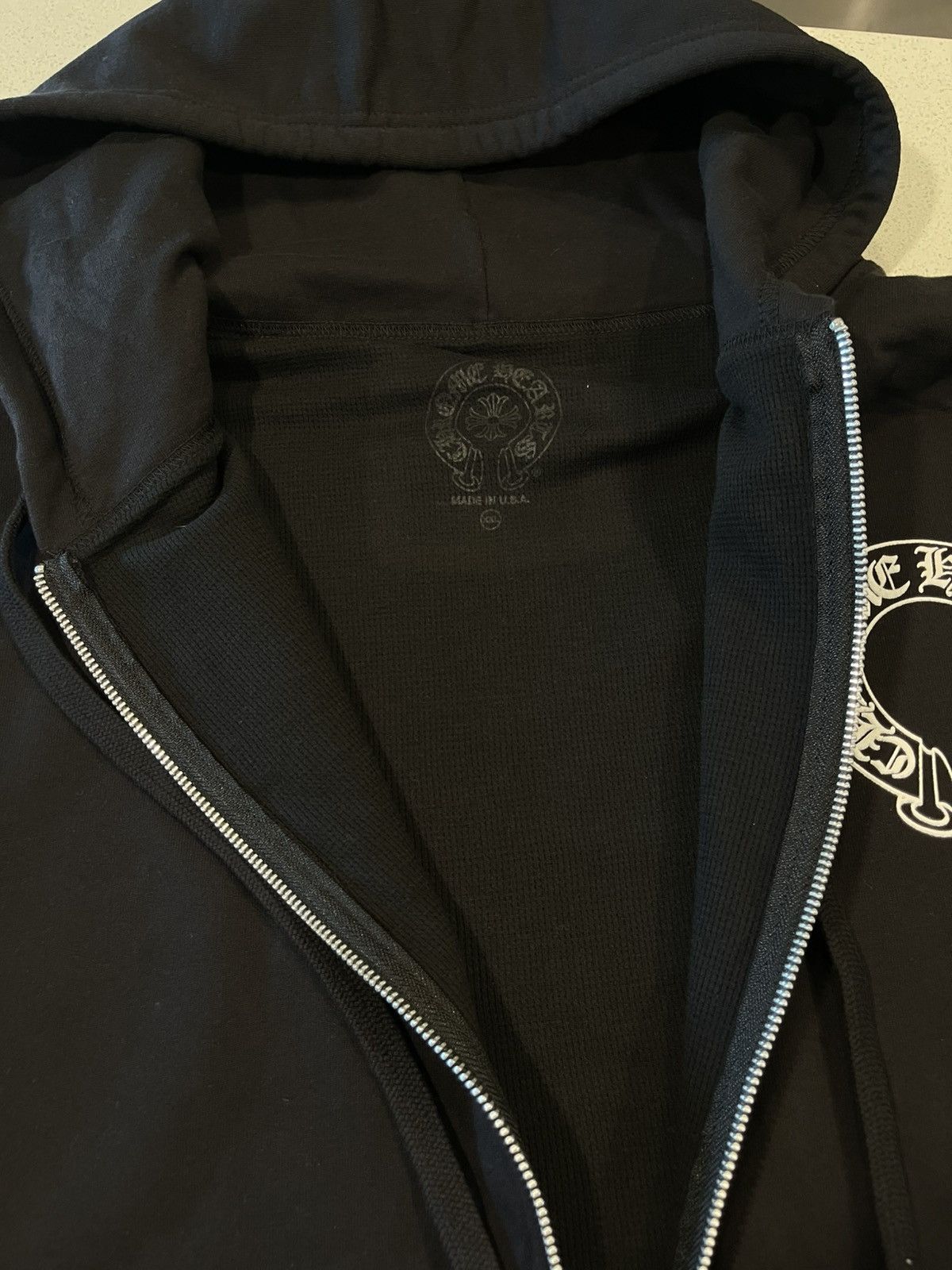 Chrome Hearts Chrome Hearts Horseshoe Floral Zip Up Size US XXL / EU 58 / 5 - 4 Thumbnail