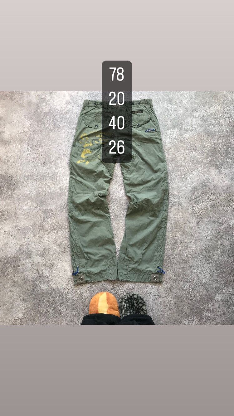 Vintage Vintage 90s Baggy Cargo Pants Flared Parachute Gorpcore 30 Size 30" / US 8 / IT 44 - 7 Thumbnail