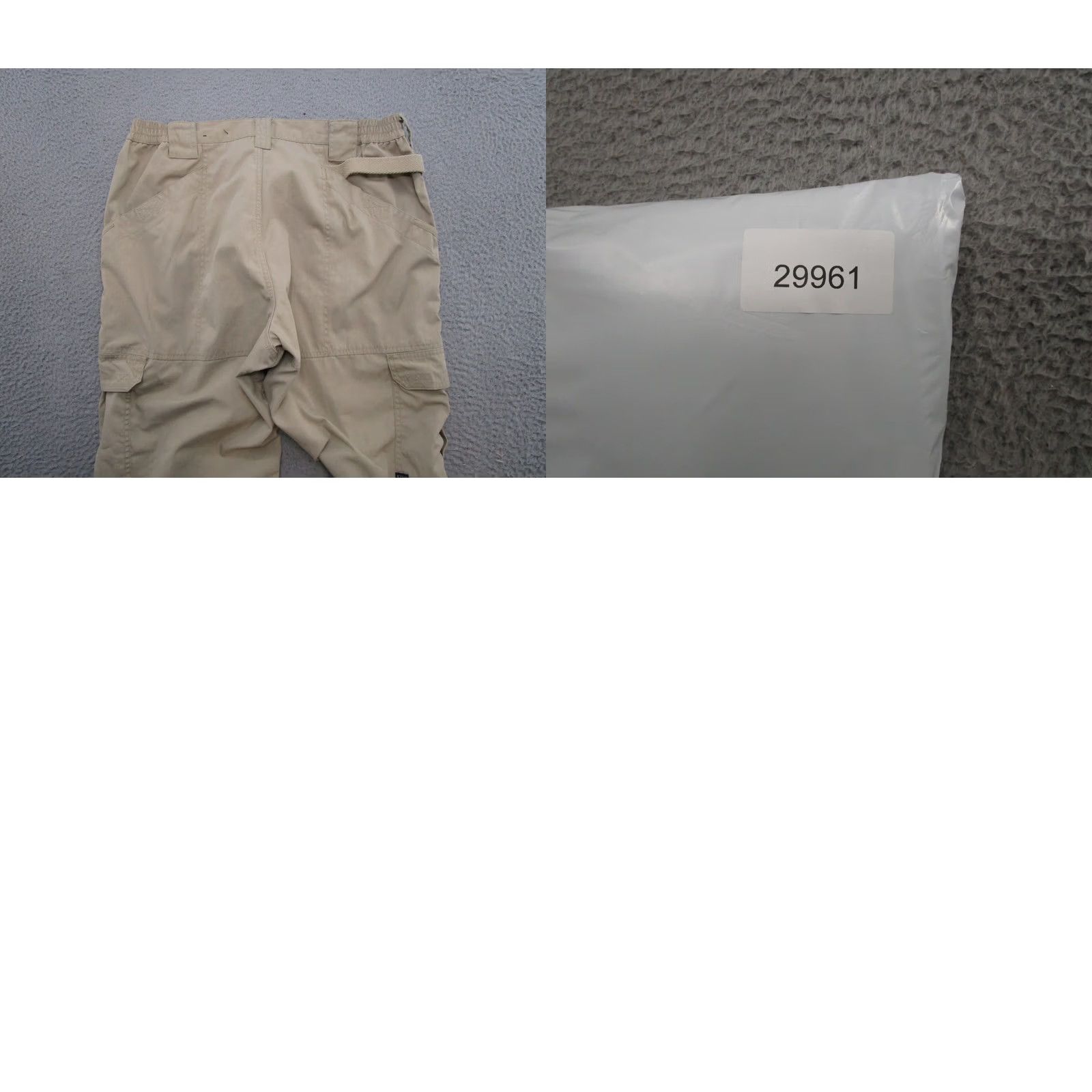 Vintage 511 Tactical Cargo Pants Beige Elastic Waist Double Knee Mens SZ 38x32 Regular Inseam 32 Size US 38 / EU 54 - 9 Thumbnail
