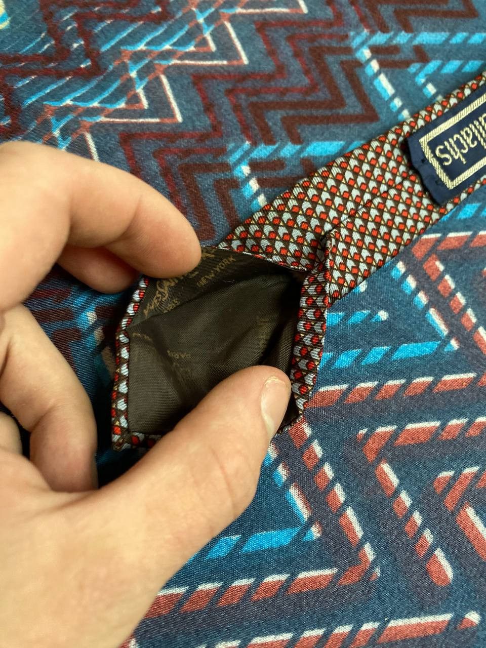 Yves Saint Laurent Tie Vintage Yves Saint Laurent One size luxury Y2K Size ONE SIZE - 10 Thumbnail