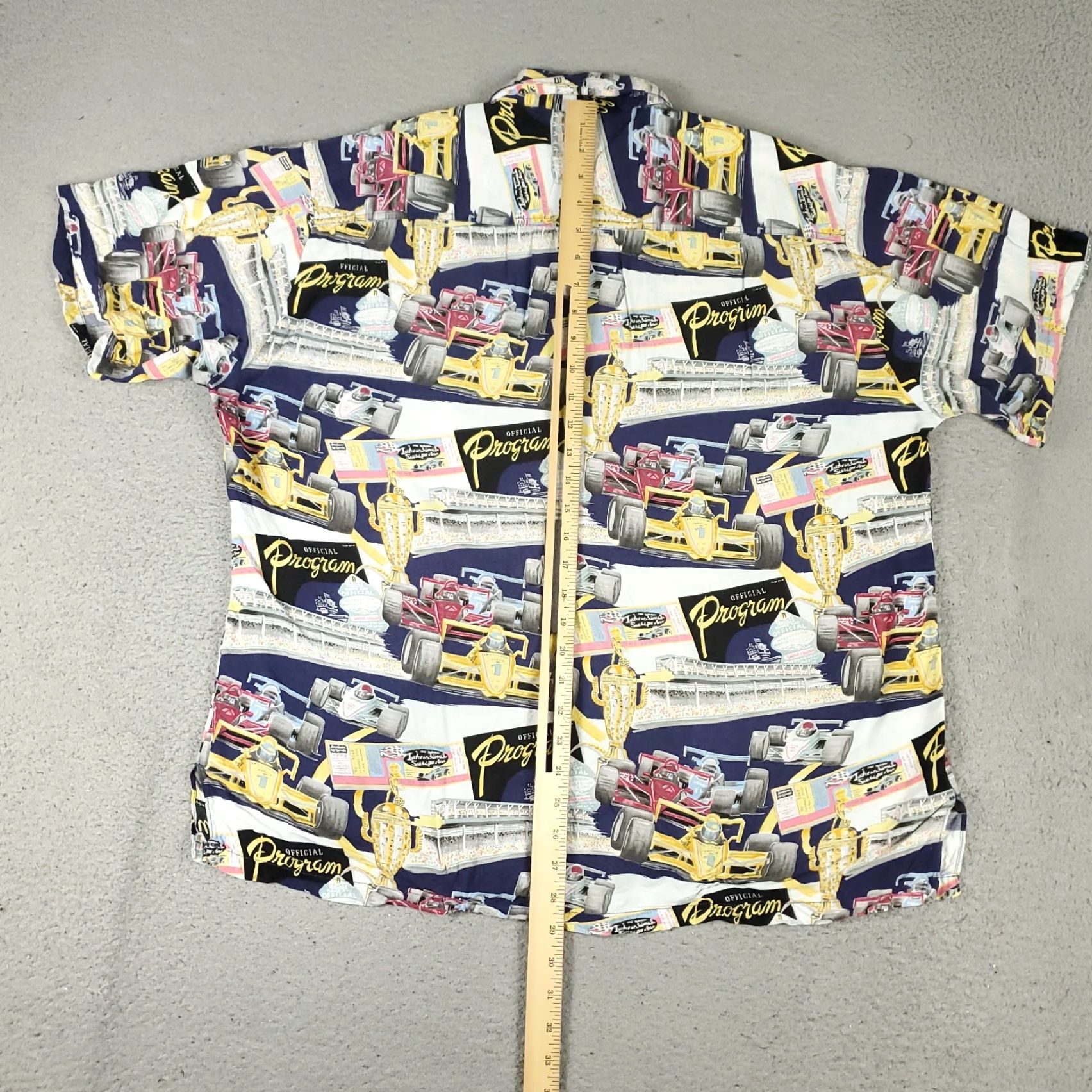 Vintage Kahala Blue Geometric Rayon Button-Up Shirt Mens Large Short Sleeve Aloha Size US L / EU 52-54 / 3 - 7 Thumbnail