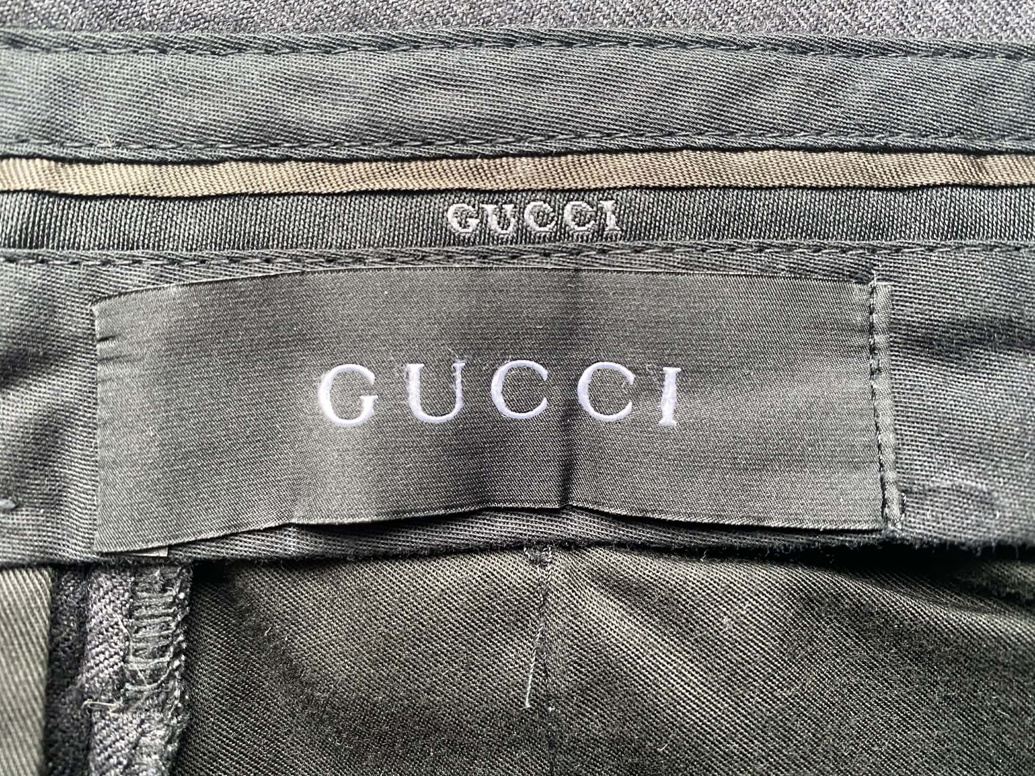 Gucci Gucci Men Ofiicial Pants Suit Trousers Size 46R Graphite Size US 30 / EU 46 - 4 Thumbnail