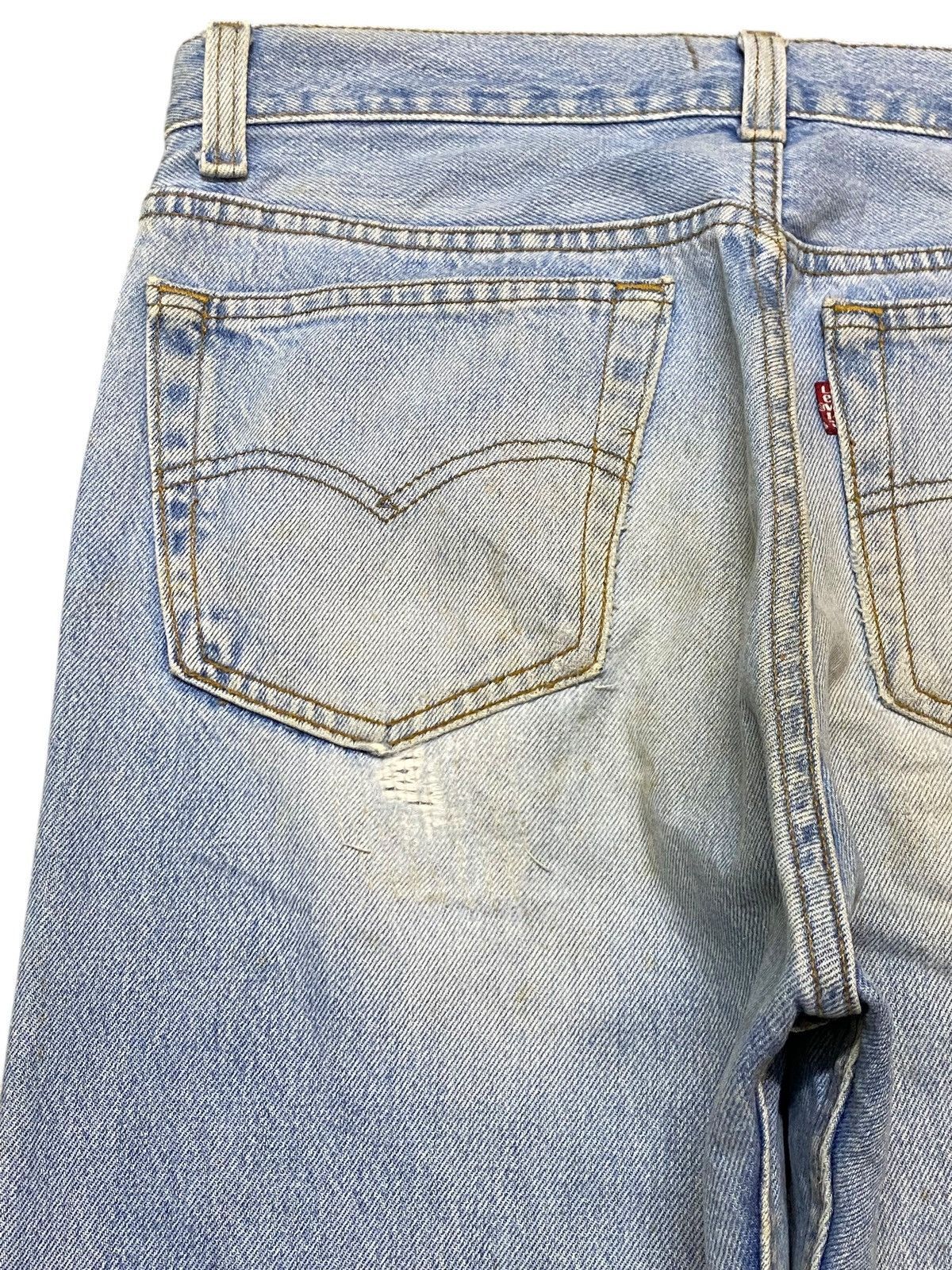 Levi's Vintage Levis 501xx 90’s Faded Wash Grunge Loose Jeans Size US 31 - 11 Thumbnail