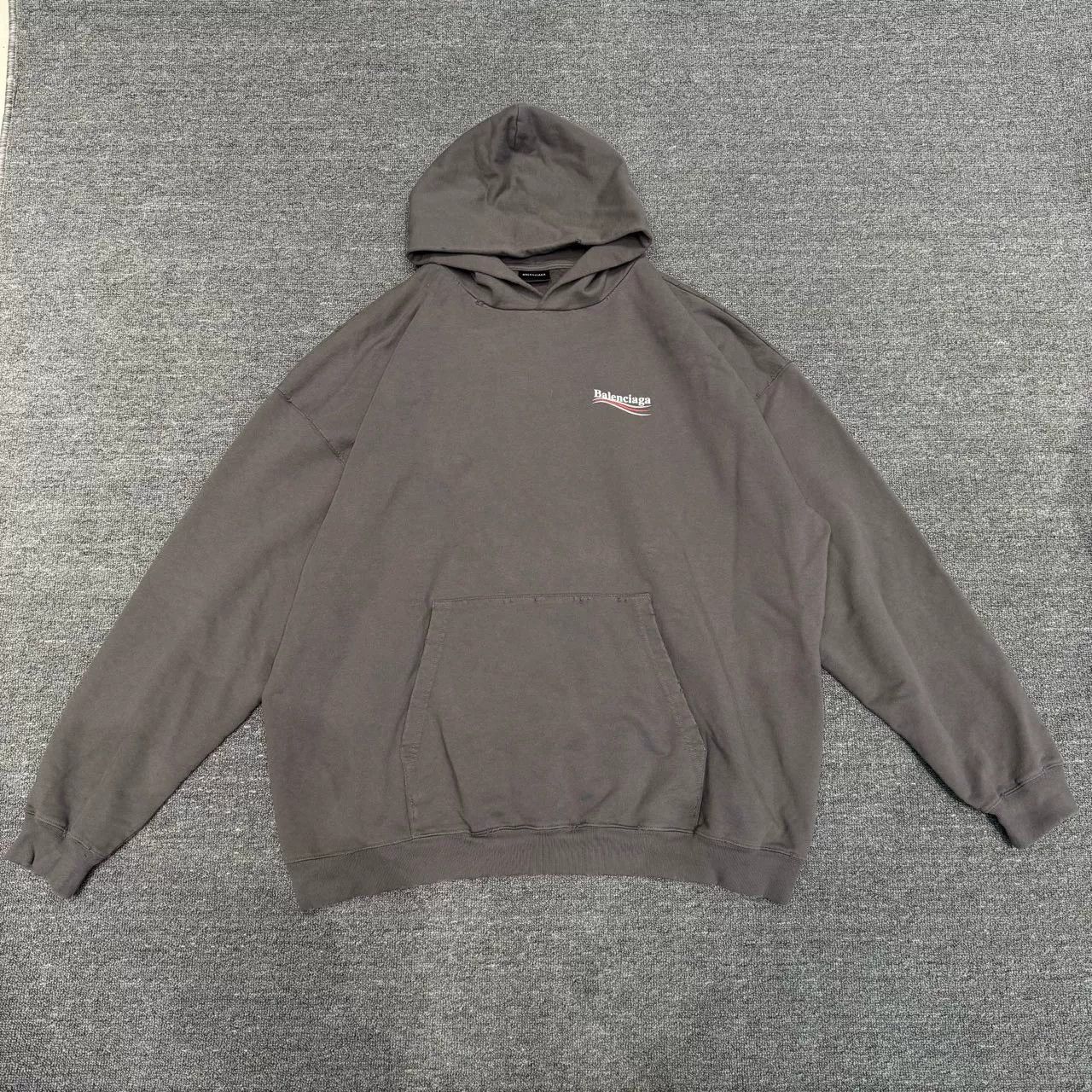 Balenciaga Balenciaga Gray Coke Hoodie XS Size US XS / EU 42 / 0 - 1 Thumbnail