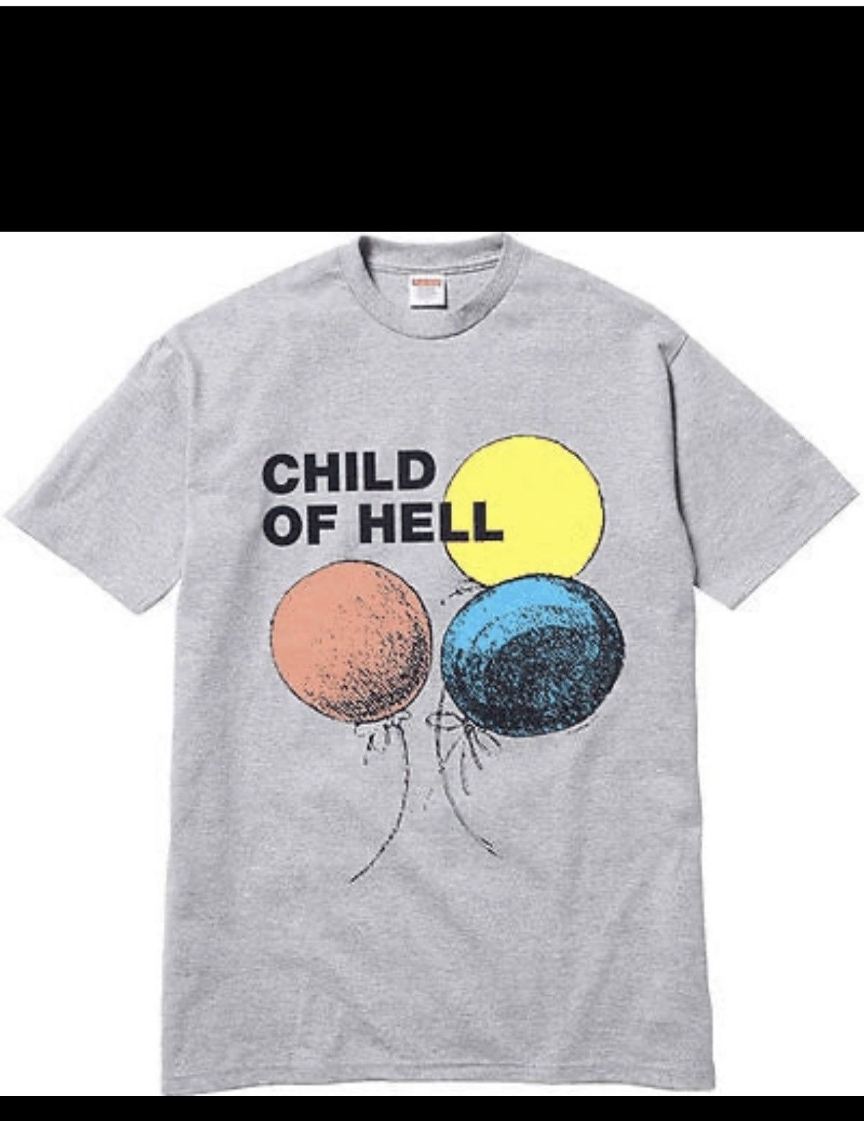 Supreme Supreme Child of Hell Tee Grey Size M FW15 DS Size US M / EU 48-50 / 2 - 3 Thumbnail