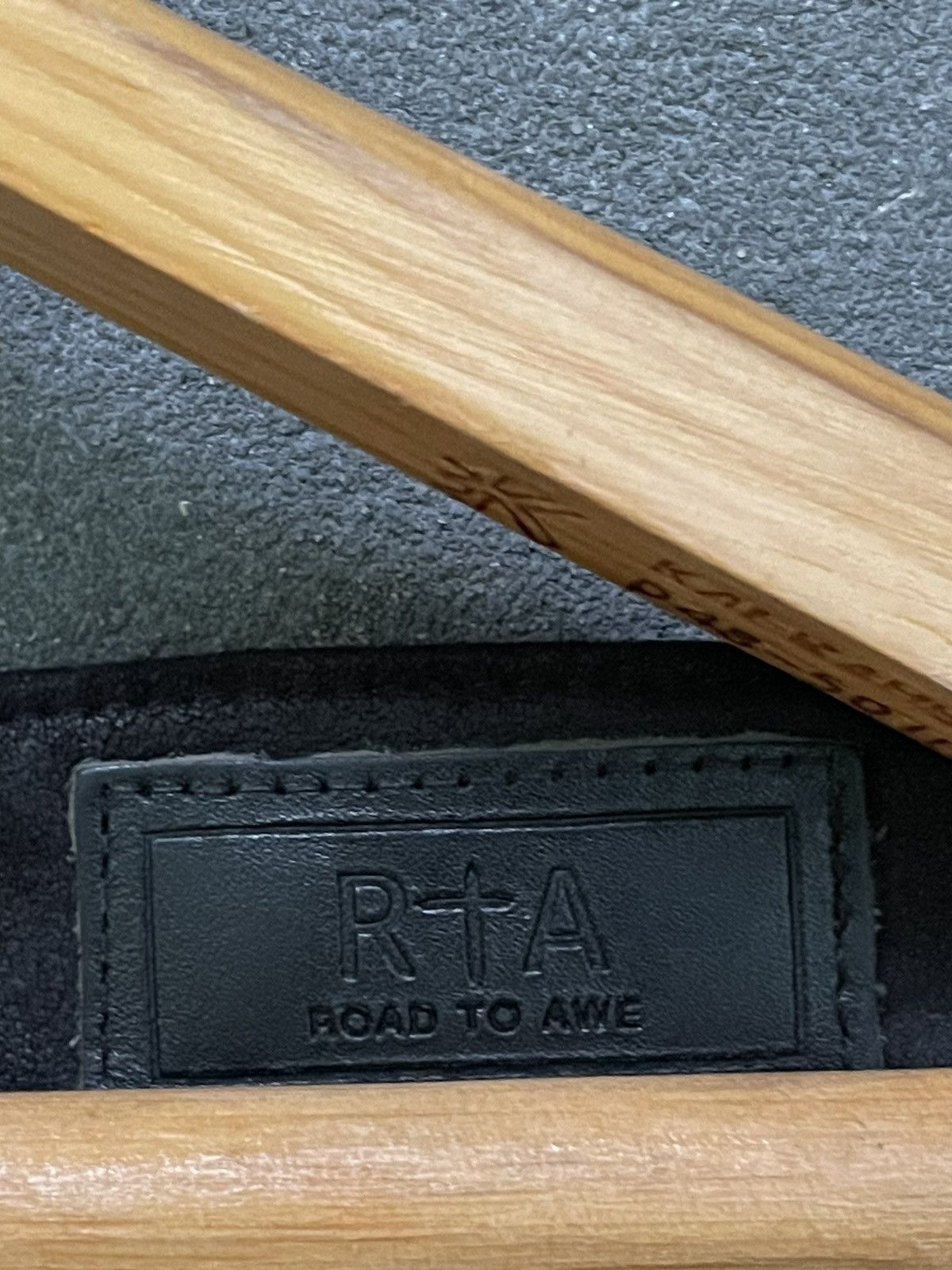 Rta Road To Awe R+ A Leather Pants Zipper Avant Garde Black RARE Size 28" / US 6 / IT 42 - 5 Thumbnail