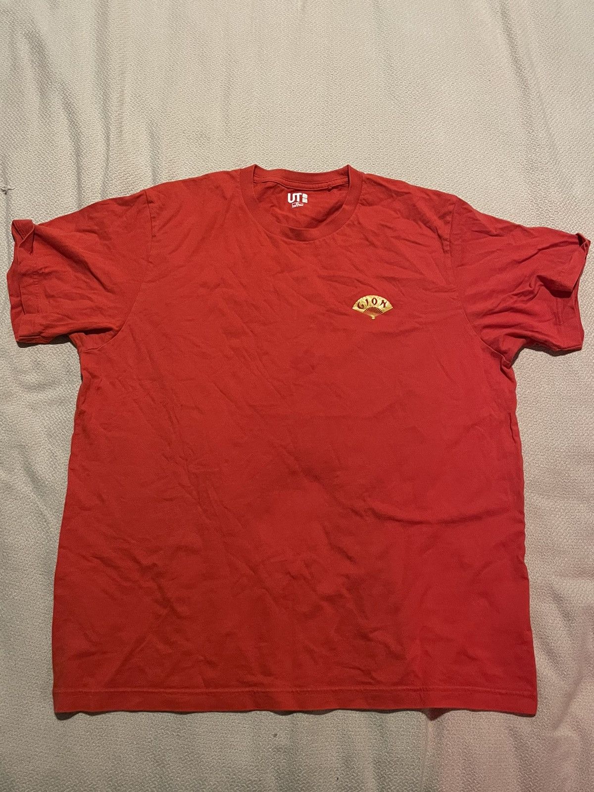 Uniqlo Uniqlo Red TShirt Size US XL / EU 56 / 4 - 1 Thumbnail