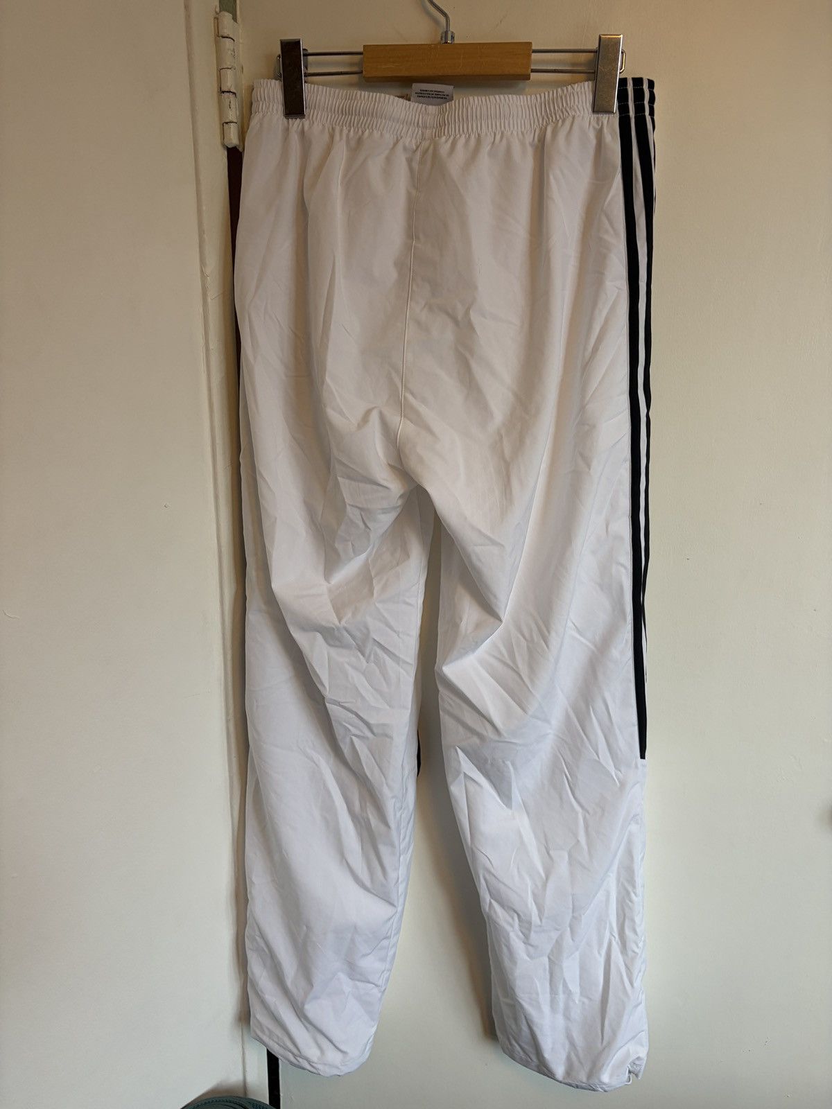 Adidas White tracksuit bottoms Size US 30 / EU 46 - 3 Thumbnail