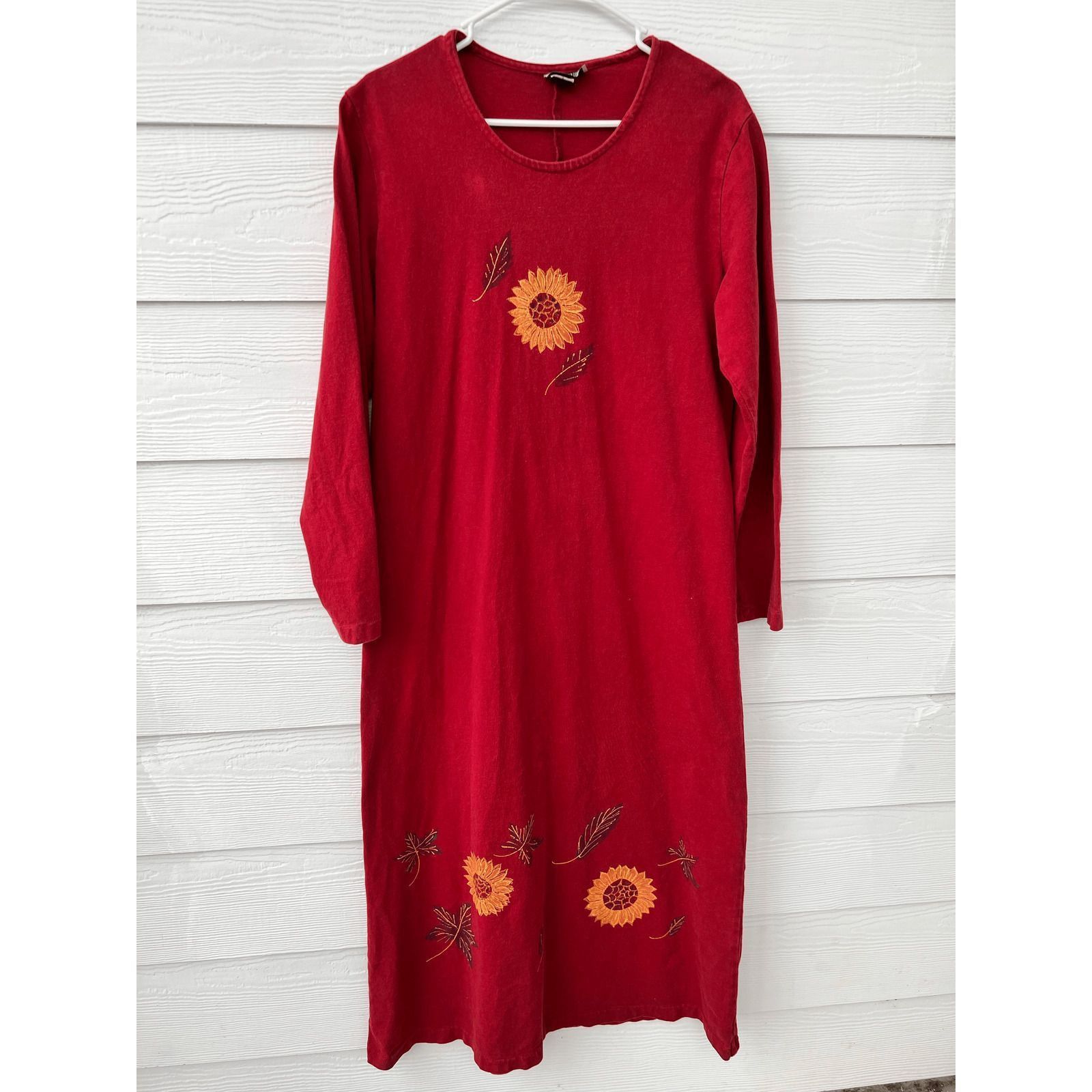Other VINTAGE Peaces Maxi cotton dress size Small made in USA Size S / US 4 / IT 40 - 2 Thumbnail