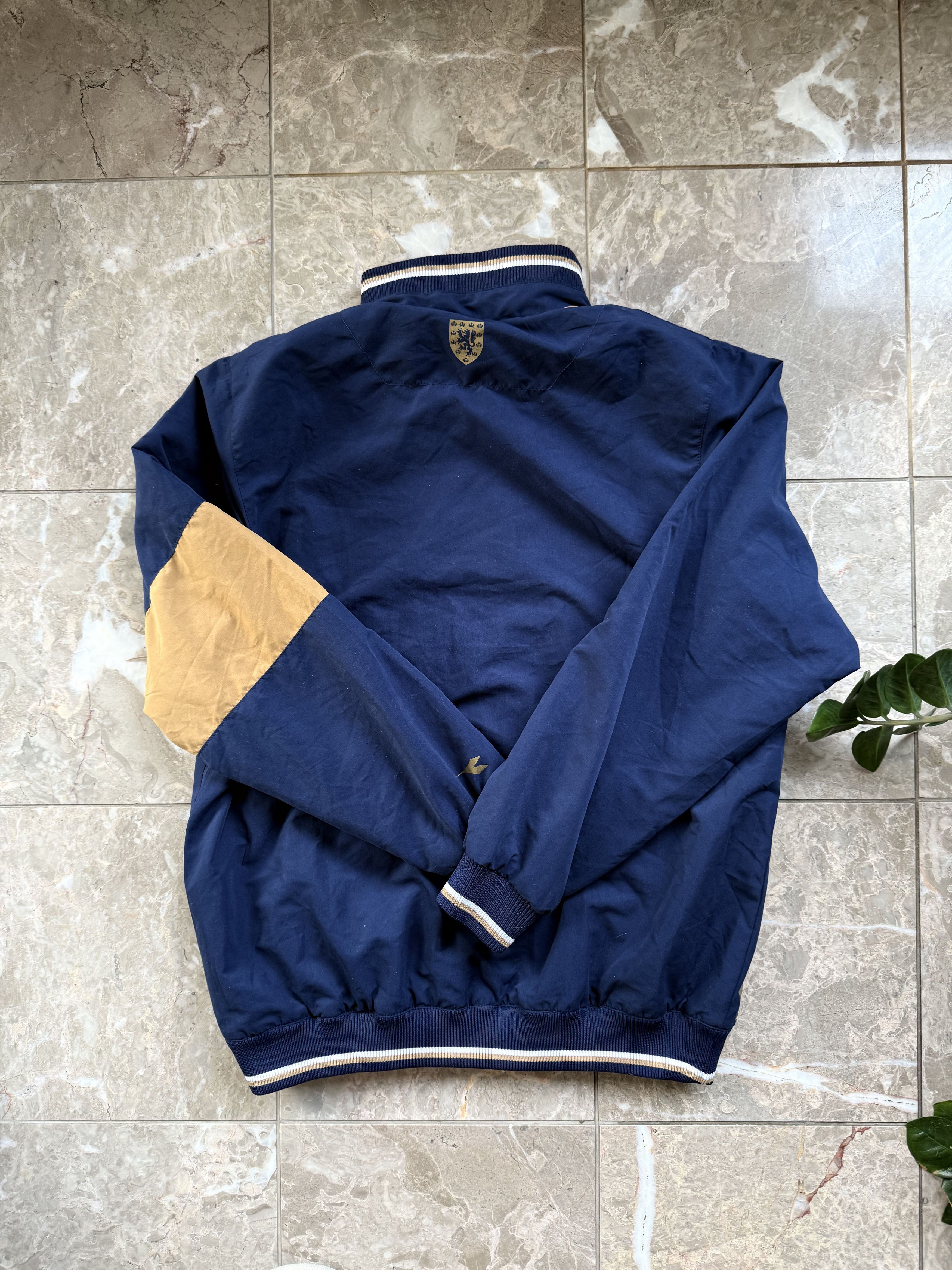 Diadora Scotland National Team Blue/Gold Football Jacket Size US L / EU 52-54 / 3 - 2 Thumbnail