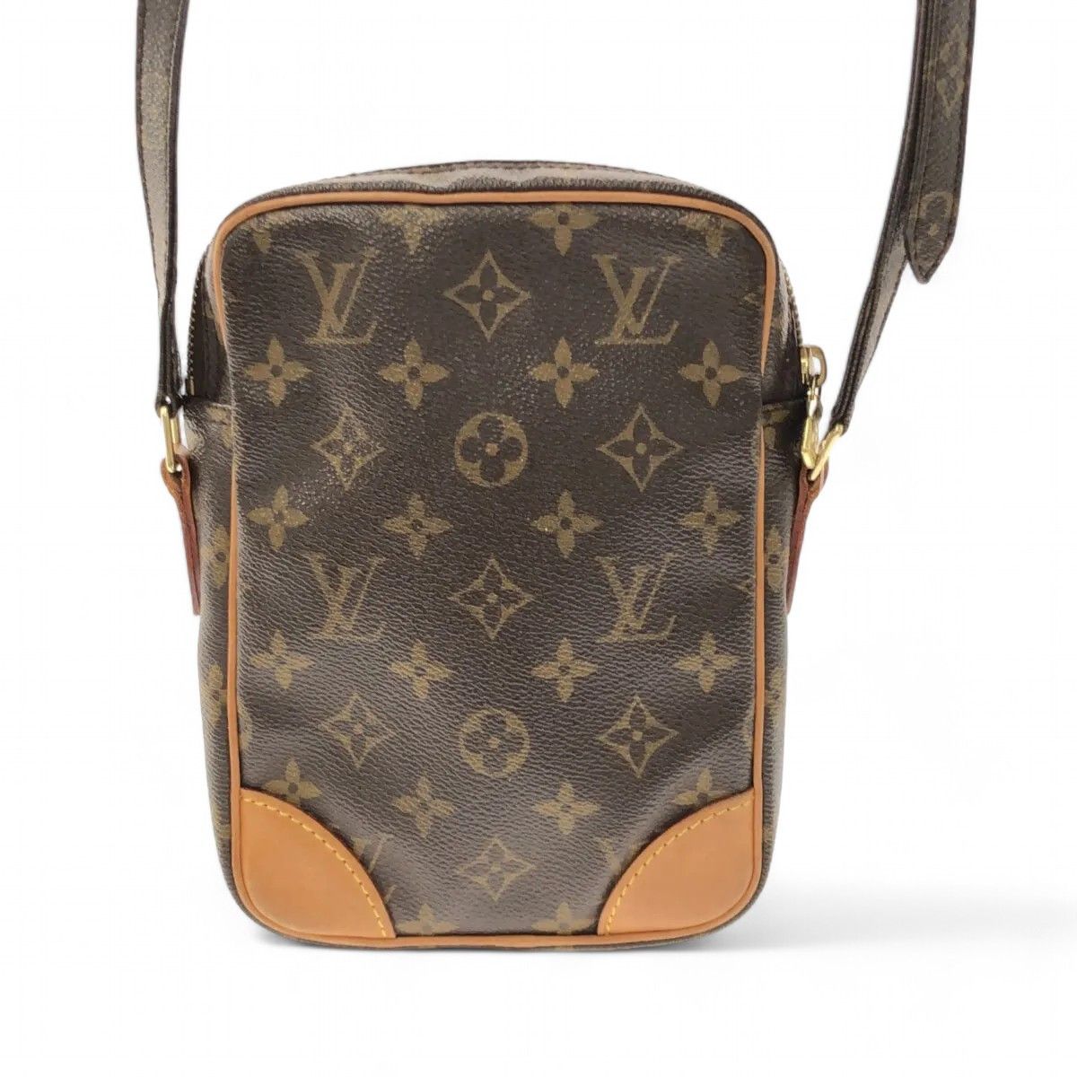 Louis Vuitton Louis Vuitton - Monogram Danube Brown Leather Shoulder Bag Size ONE SIZE - 2 Thumbnail