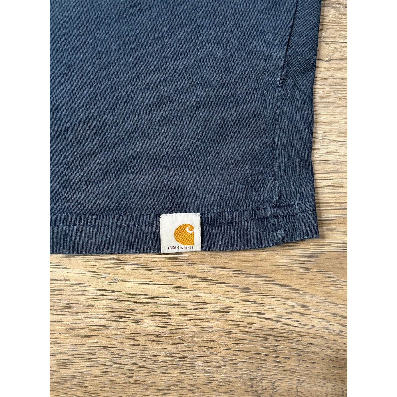 Carhartt Carhartt Blue Graphic Spell Out T-Shirt, Large, Original Fit Size US L / EU 52-54 / 3 - 4 Thumbnail