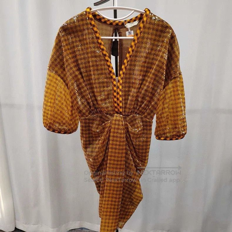 Fendi Fendi Women's Sequined Dress, Brown Size 24" / US 00 / IT 34 - 1 Thumbnail