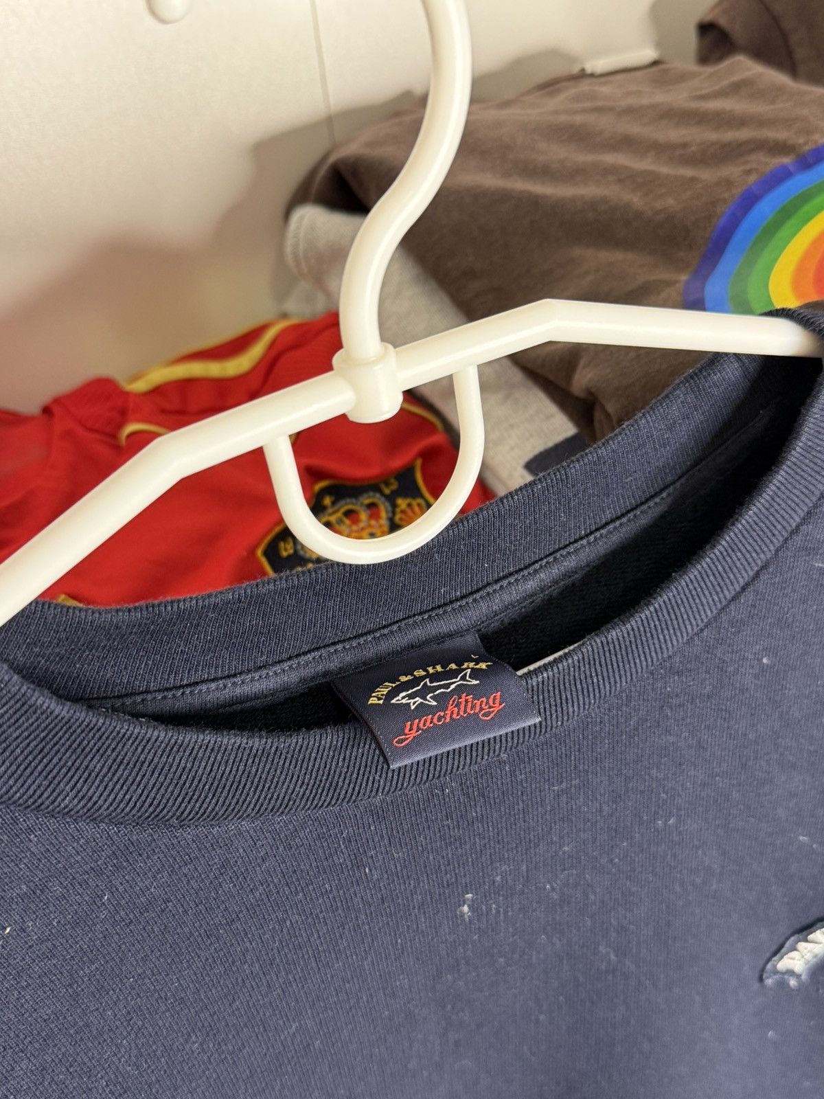 Paul & Shark Paul&Shark Navy blue big logo cotton sweatshirt size L Size US L / EU 52-54 / 3 - 6 Thumbnail