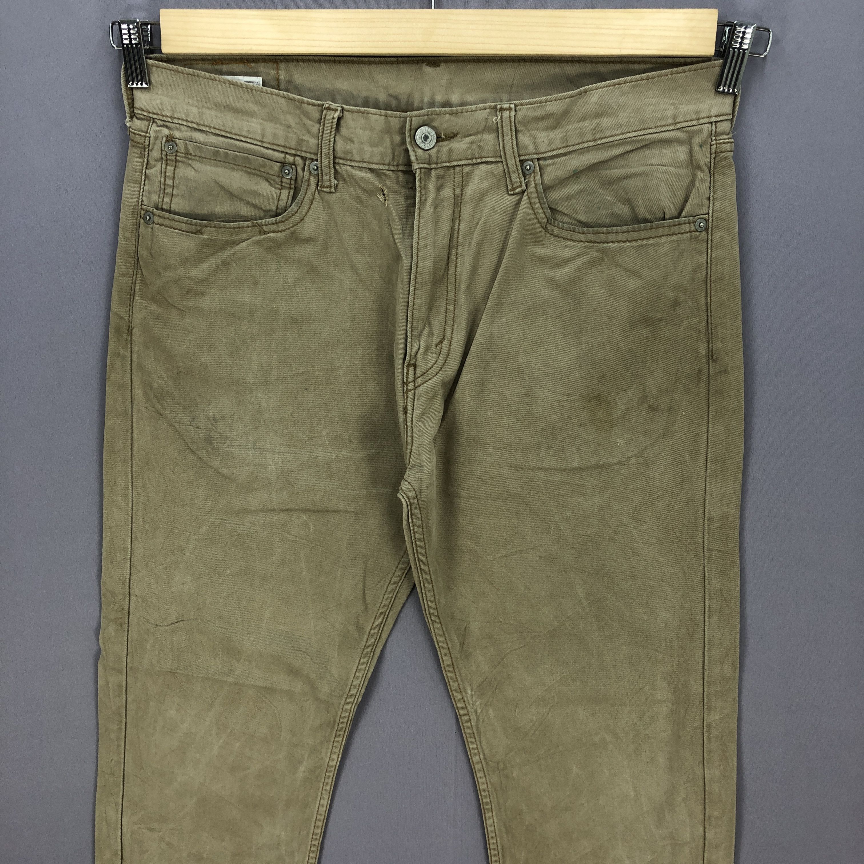 Levi's Vintage Levis Distressed Brown Jeans Levi's Ripped Denim Size US 34 / EU 50 - 5 Thumbnail