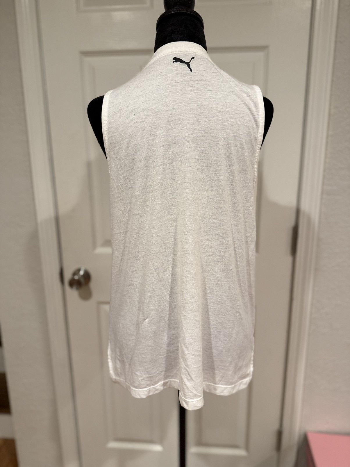 Puma PUMA White Muscle Tank Top - Size Medium Size M / US 6-8 / IT 42-44 - 5 Thumbnail
