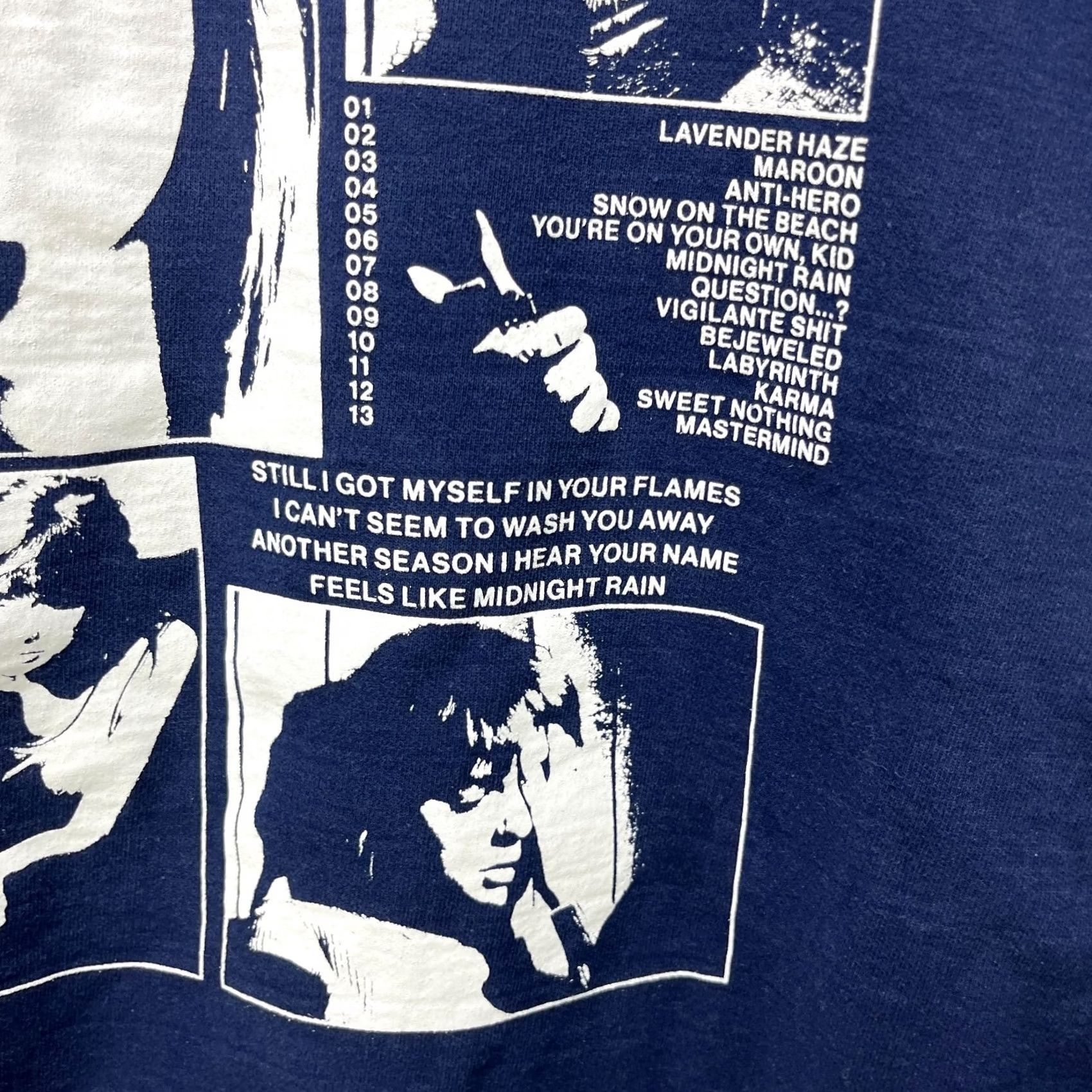 Vintage Taylor Swift Sweatshirt 2XL Hooded Crew Neck Cotton Fleece Pullover Blue Men Long Sleeve Vintage: No Size US XXL / EU 58 / 5 - 4 Thumbnail