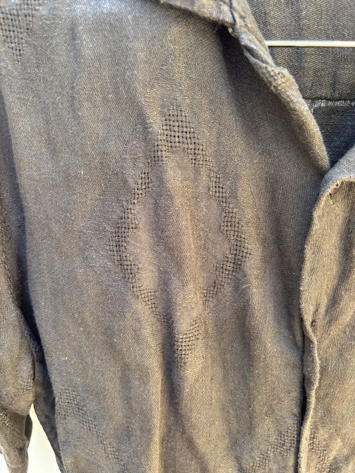 Stussy Stussy Diamond Jacquard Linen Shirt Size US S / EU 44-46 / 1 - 2 Thumbnail