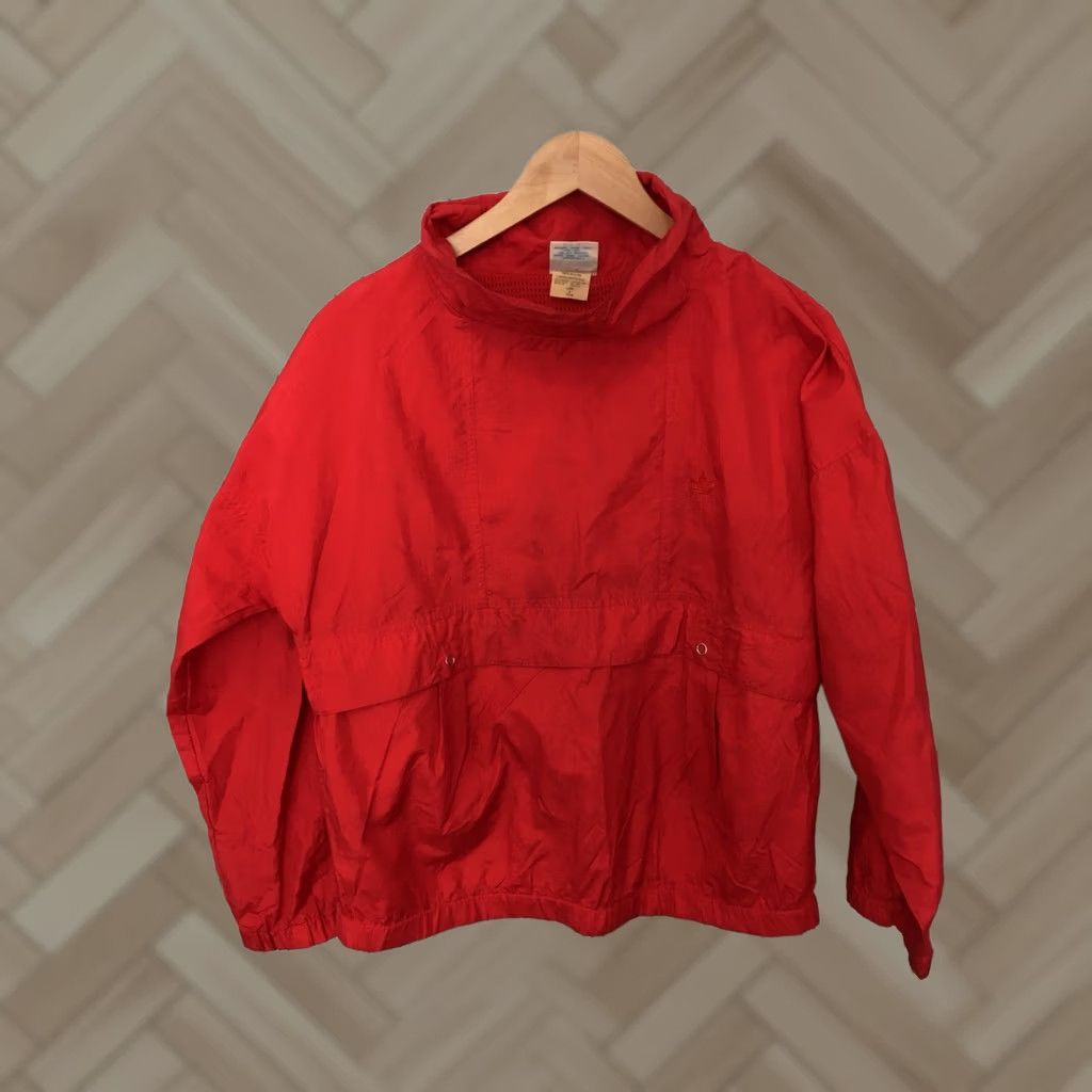 Adidas VTG Adidas Pullover Track Jacket Mock Neck Vented Women's Small Red Shirt Adult XS? Size S / US 4 / IT 40 - 1 Thumbnail