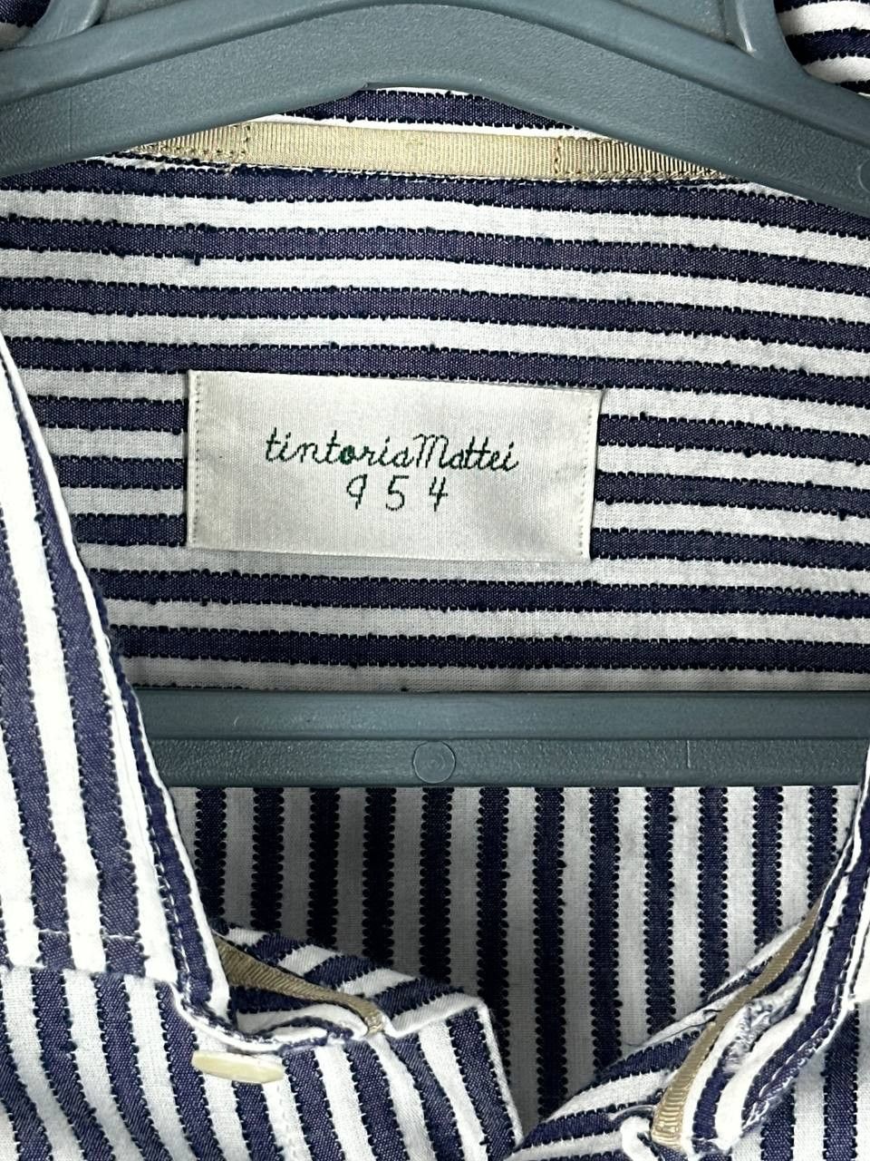 Tintoria Mattei Vintage Tintoria Mattei 954 Shirt Italy Slim Luxury Size US M / EU 48-50 / 2 - 6 Thumbnail