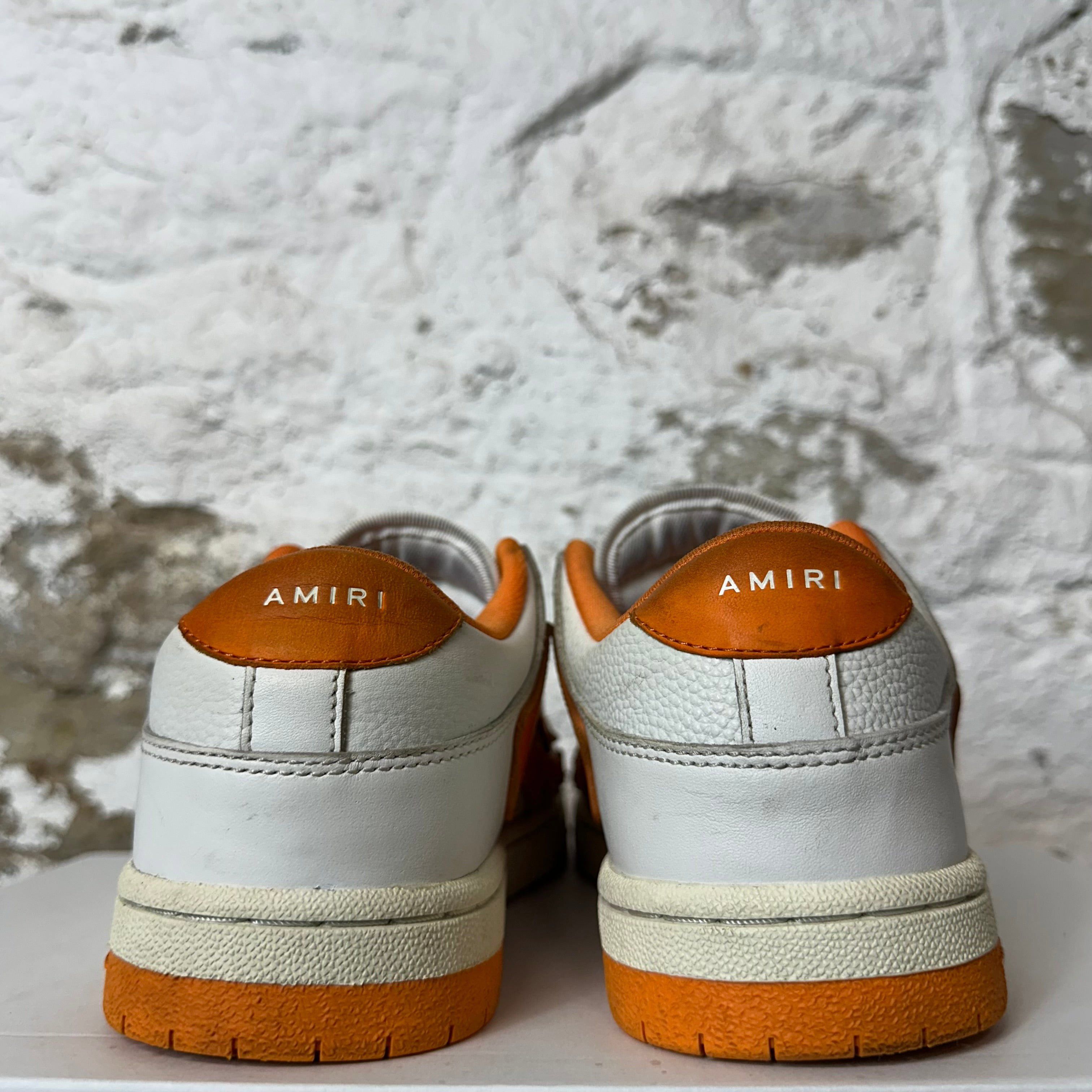 Amiri Amiri Orange Skeleton White Cream Sneaker Sz 8 (41) Size US 8 / EU 41 - 5 Thumbnail