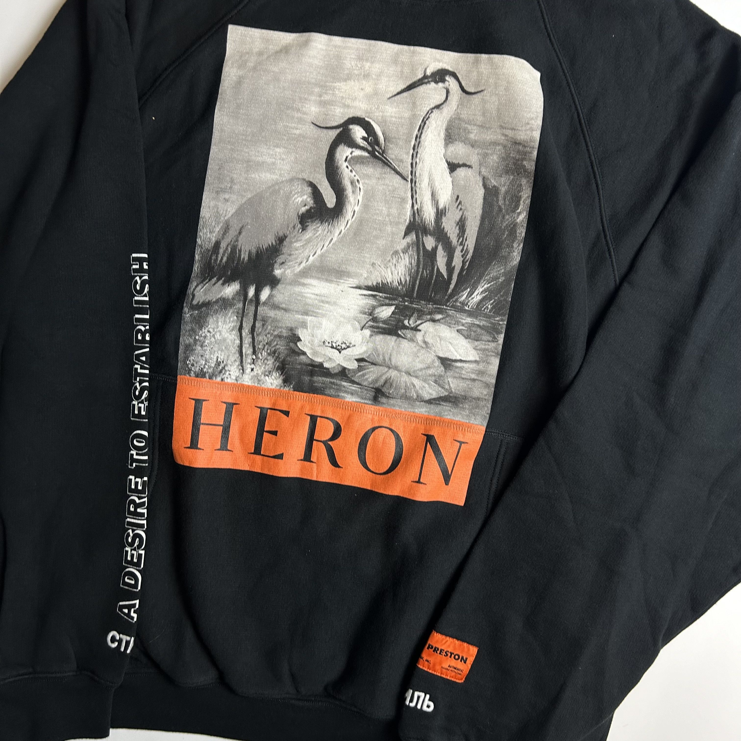 Heron Preston *NEW* Heron Preston Crane Hoodie Size US XXS / EU 40 - 3 Thumbnail
