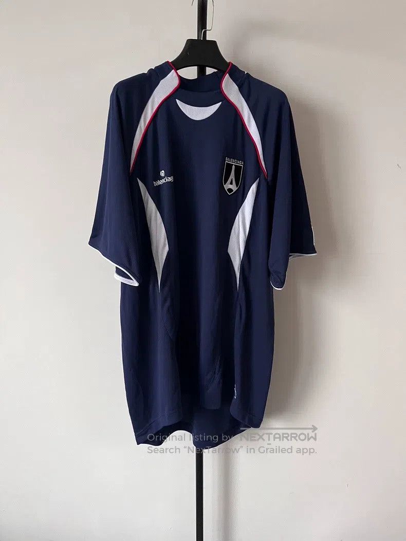 Other Balenciaga Logo Letter Print Color Block Pullover Jersey T Size US L / EU 52-54 / 3 - 1 Thumbnail