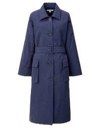 image of J W Anderson Ss20 J.w.anderson Nylon Overcoat in Dark Blue, Men's (Size Large)