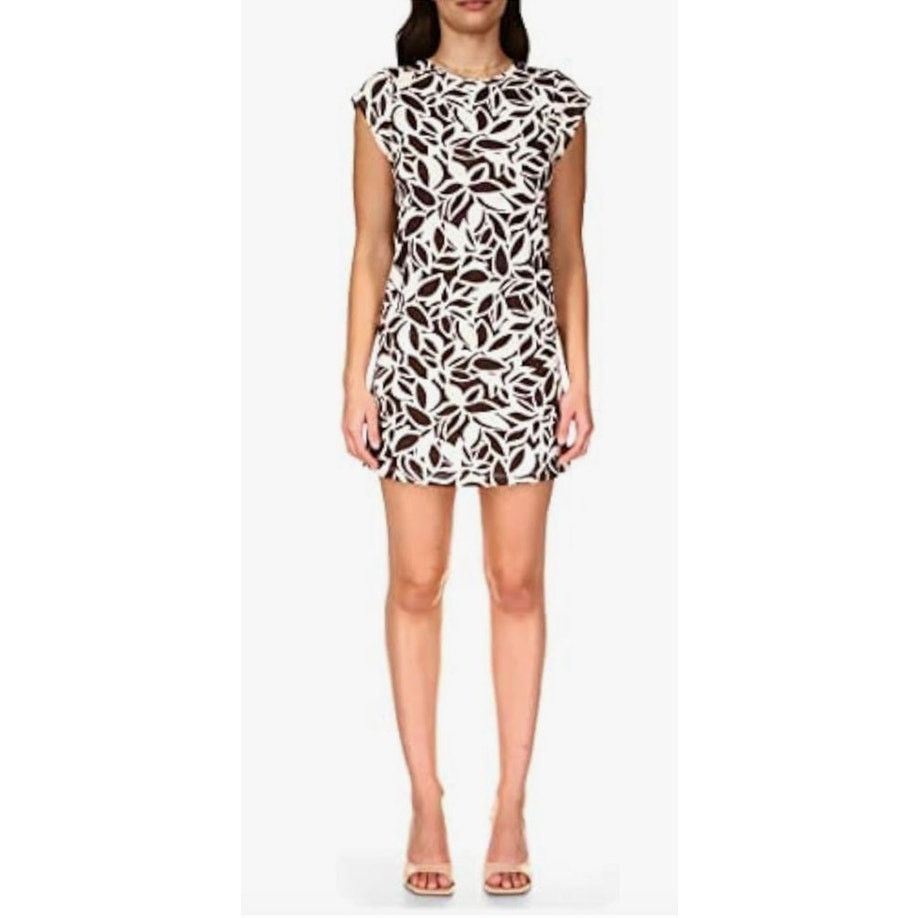 Sanctuary Sanctuary Carry on Cotton T-Shirt Dress Chocolate Stencil, L Size L / US 10 / IT 46 - 2 Thumbnail
