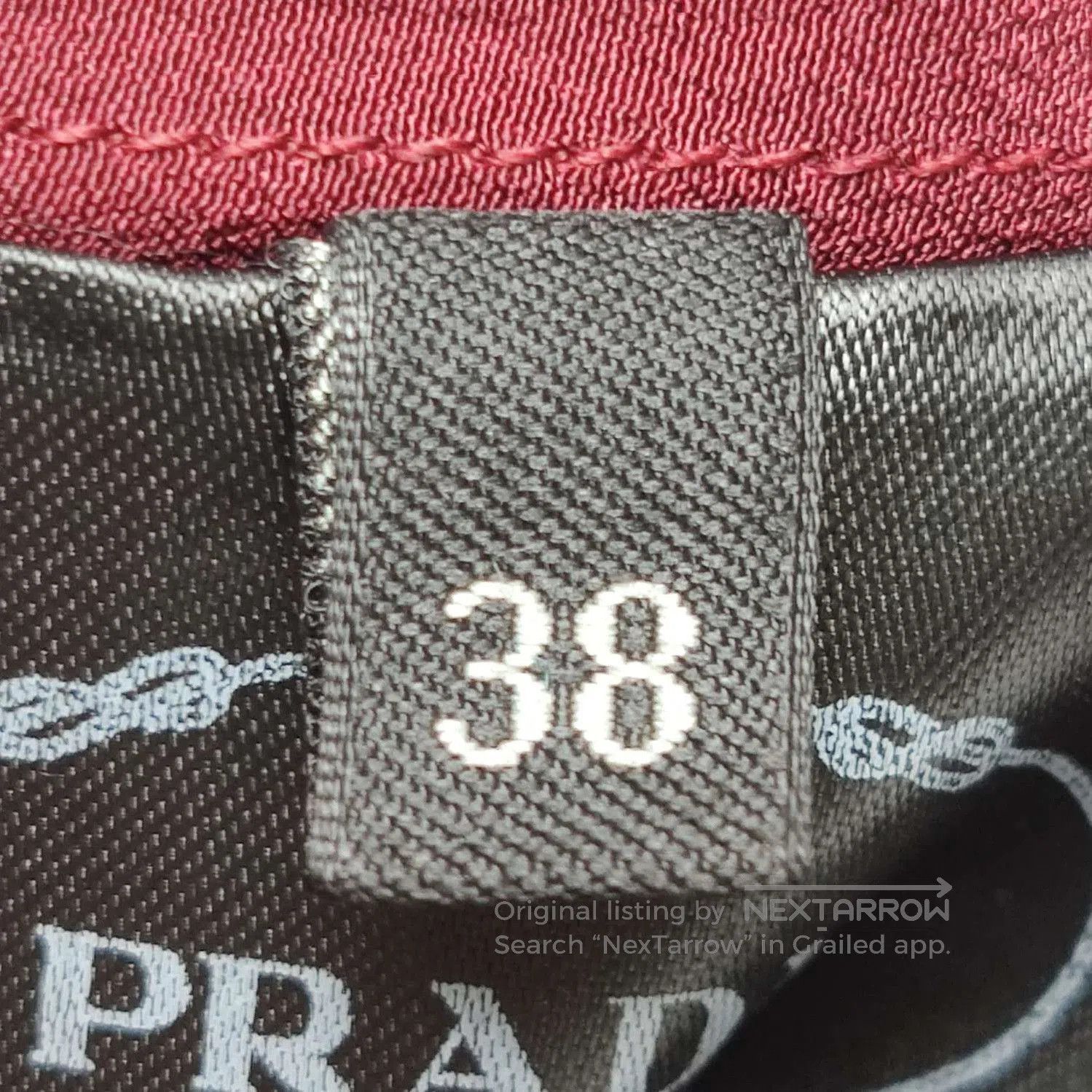 Prada Prada Burgundy Silk Bow Tie Long Sleeve Top . Size XS / US 0-2 / IT 36-38 - 3 Thumbnail