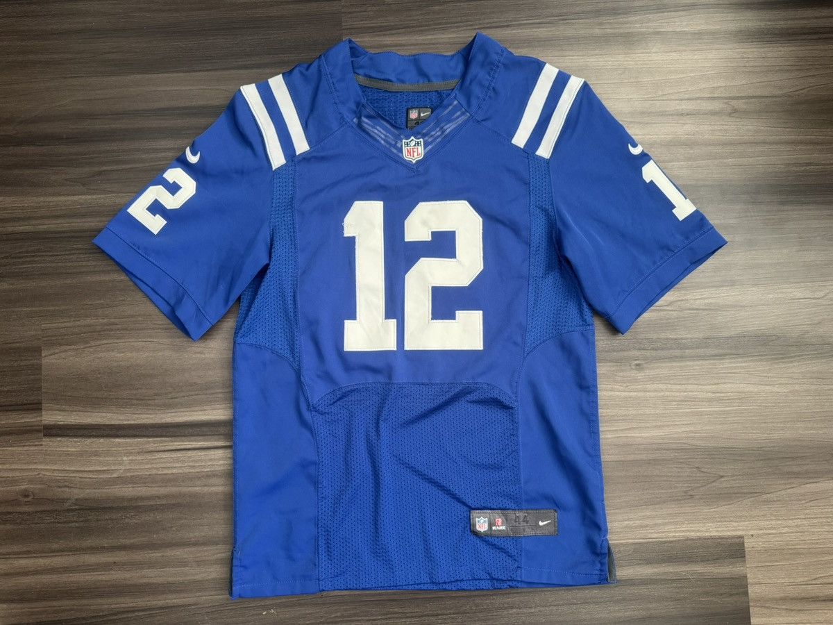 Nike Indianapolis Colts Andrew Luck #12 NFL Elite Stitched Jersey Size US M / EU 48-50 / 2 - 1 Thumbnail