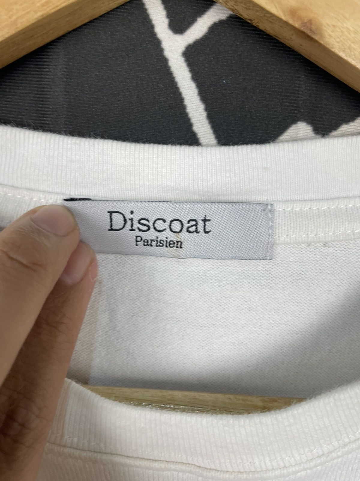 Designer × Japanese Brand × Vintage Vintage Discoat Parisien Leather Pocket Tee Size US L / EU 52-54 / 3 - 5 Thumbnail