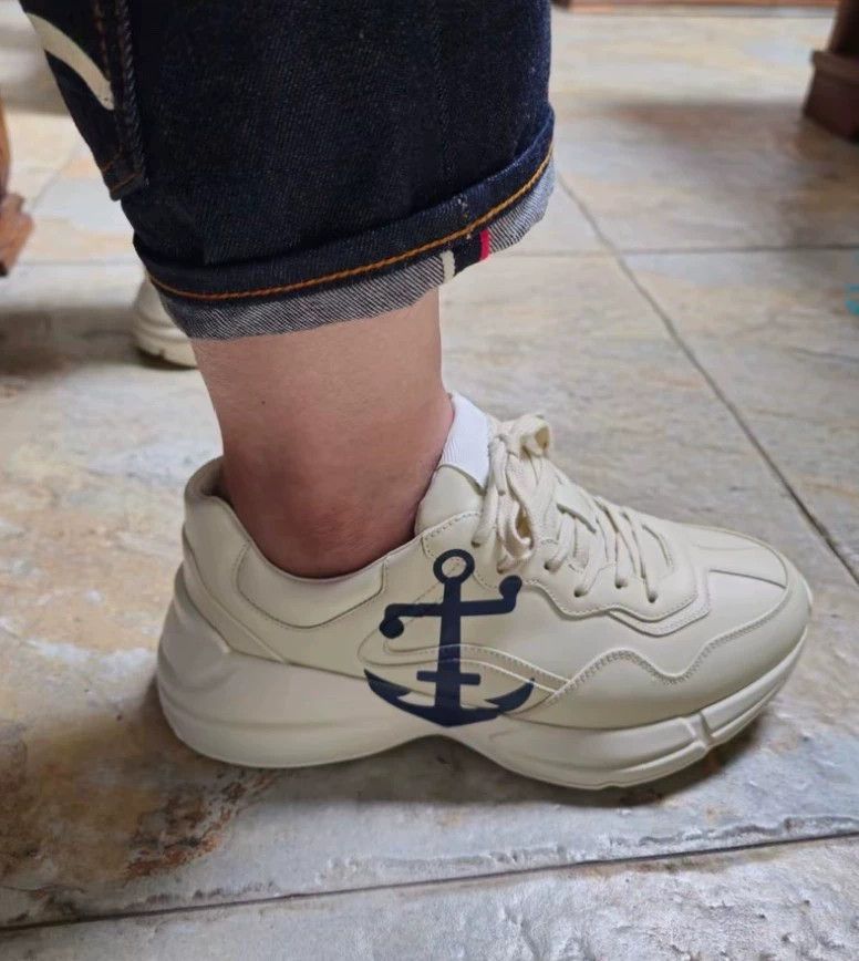 Gucci Gucci Anchor Dad Sneakers Size 41-2505 Size US 7 / EU 40 - 8 Thumbnail