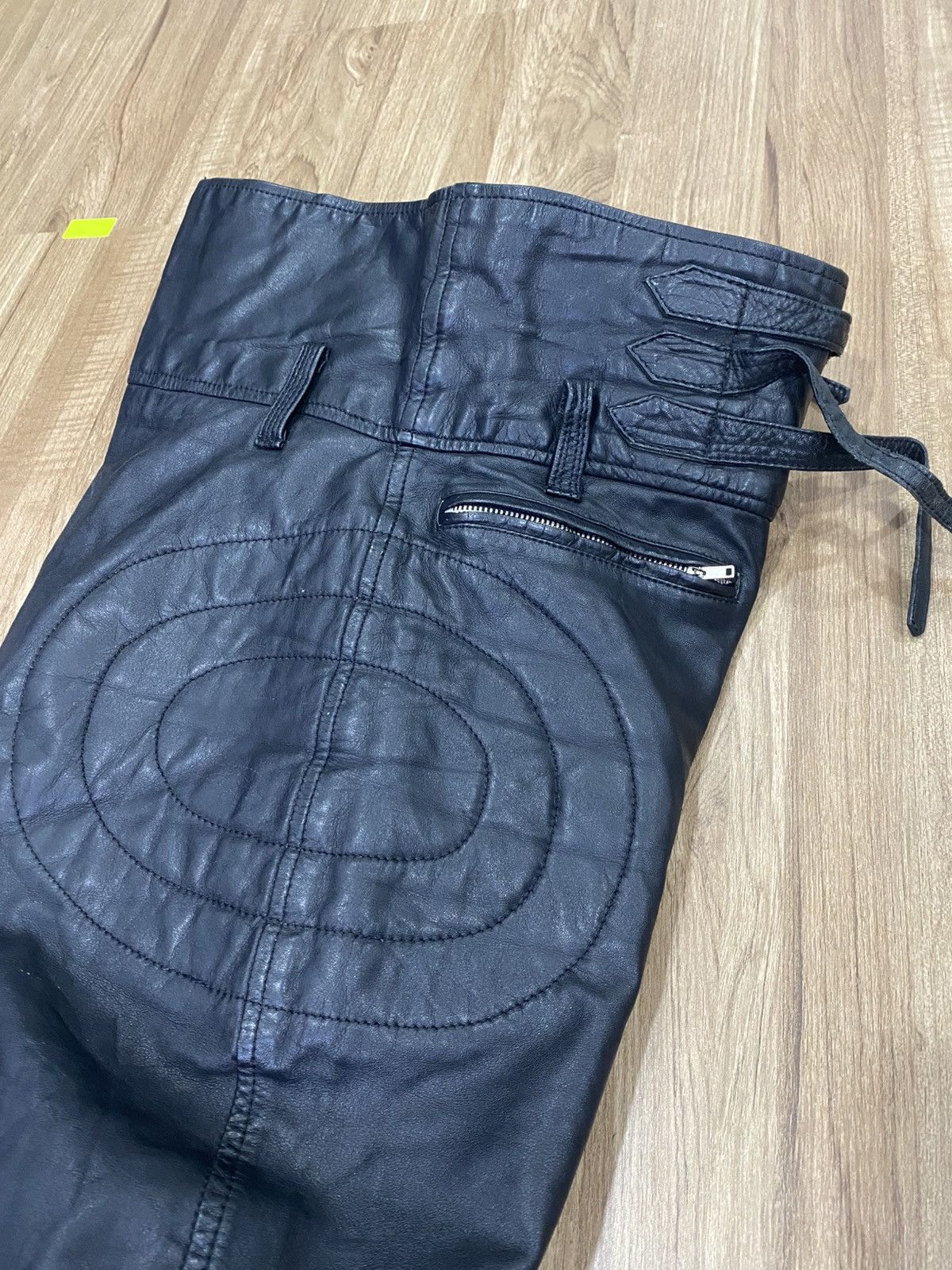 Vintage Vintage bikers leather pants Size US 30 / EU 46 - 8 Thumbnail