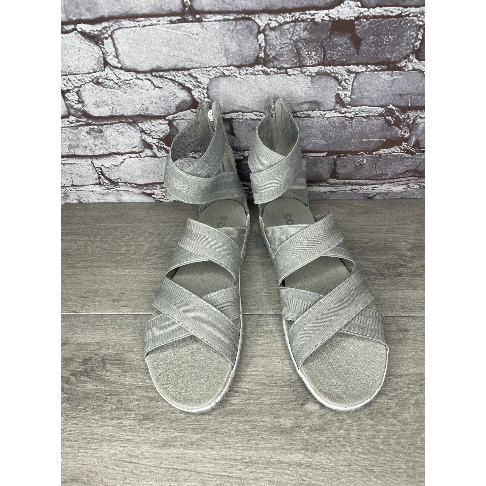 SOREL Sorel Out ‘N About Plus Light Grey Textile Spandex Strap San Size US 12 / IT 42 - 12 Thumbnail