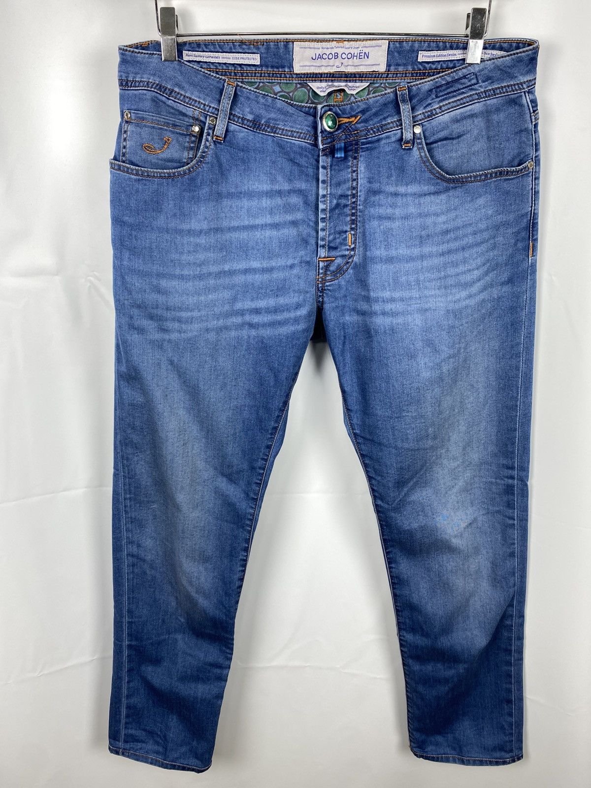 Jacob Cohen Jacob Cohen Luxury Comfort Slim Jeans Style 688 size 35 Size US 35 - 1 Thumbnail