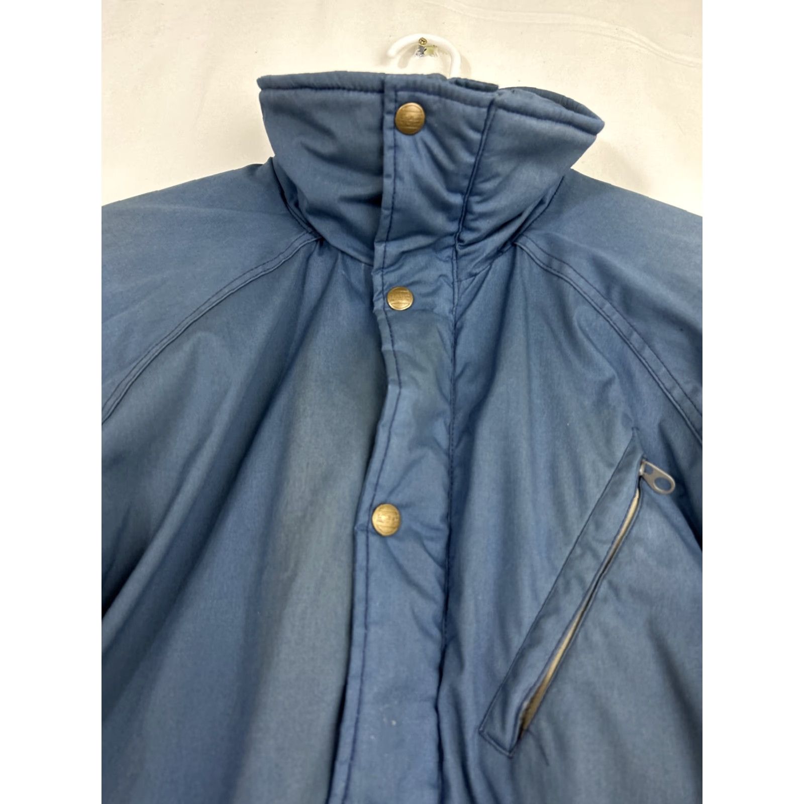 Vintage VINTAGE L.L. Bean Jacket Men Large Blue Winter Zip Pockets Cotton Blend Shirt/Coat? Size US L / EU 52-54 / 3 - 7 Thumbnail