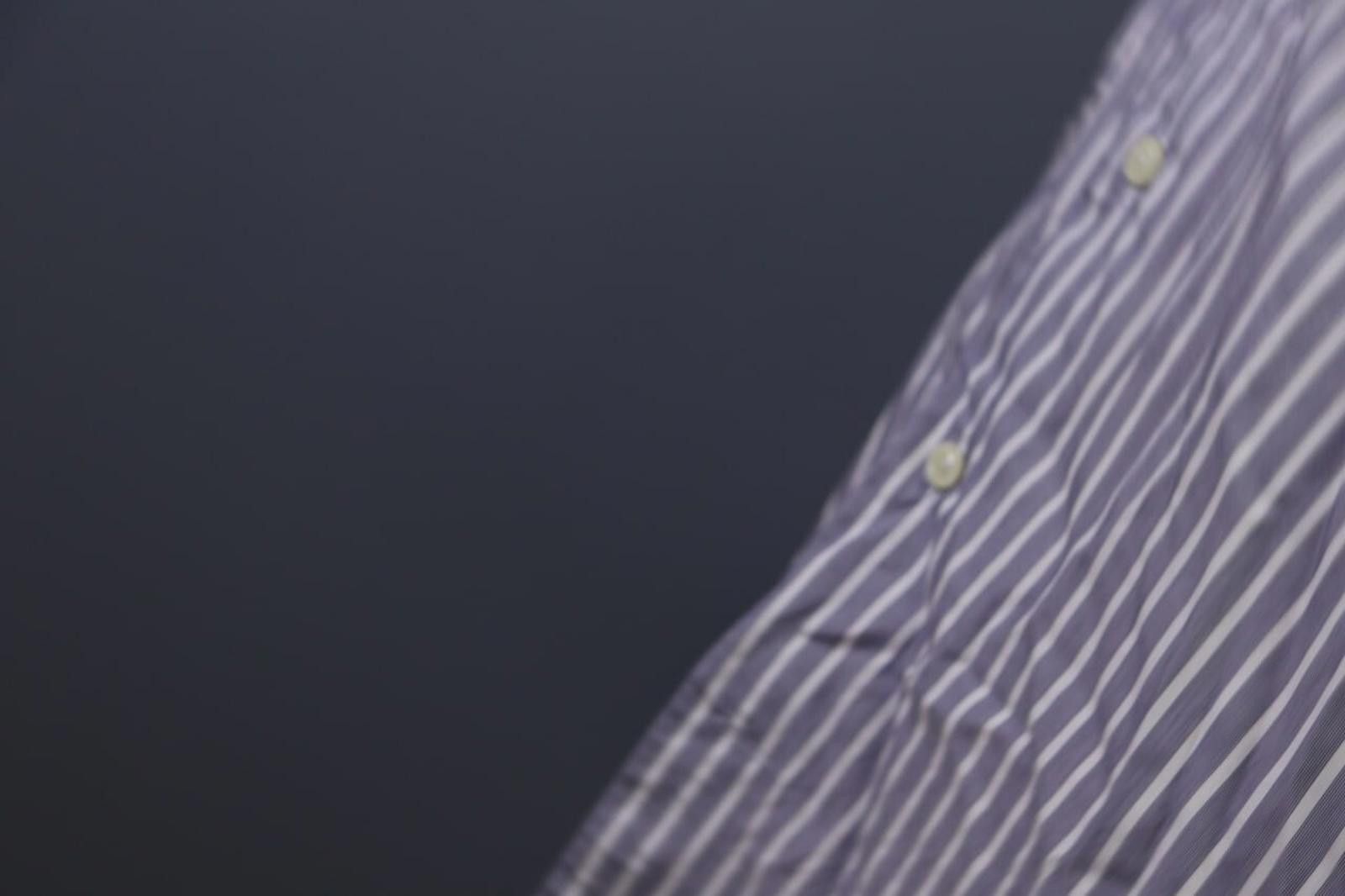 Eton Eton Slim Gray Striped Button Down Shirt Size 41 / 16 Size US M / EU 48-50 / 2 - 9 Thumbnail