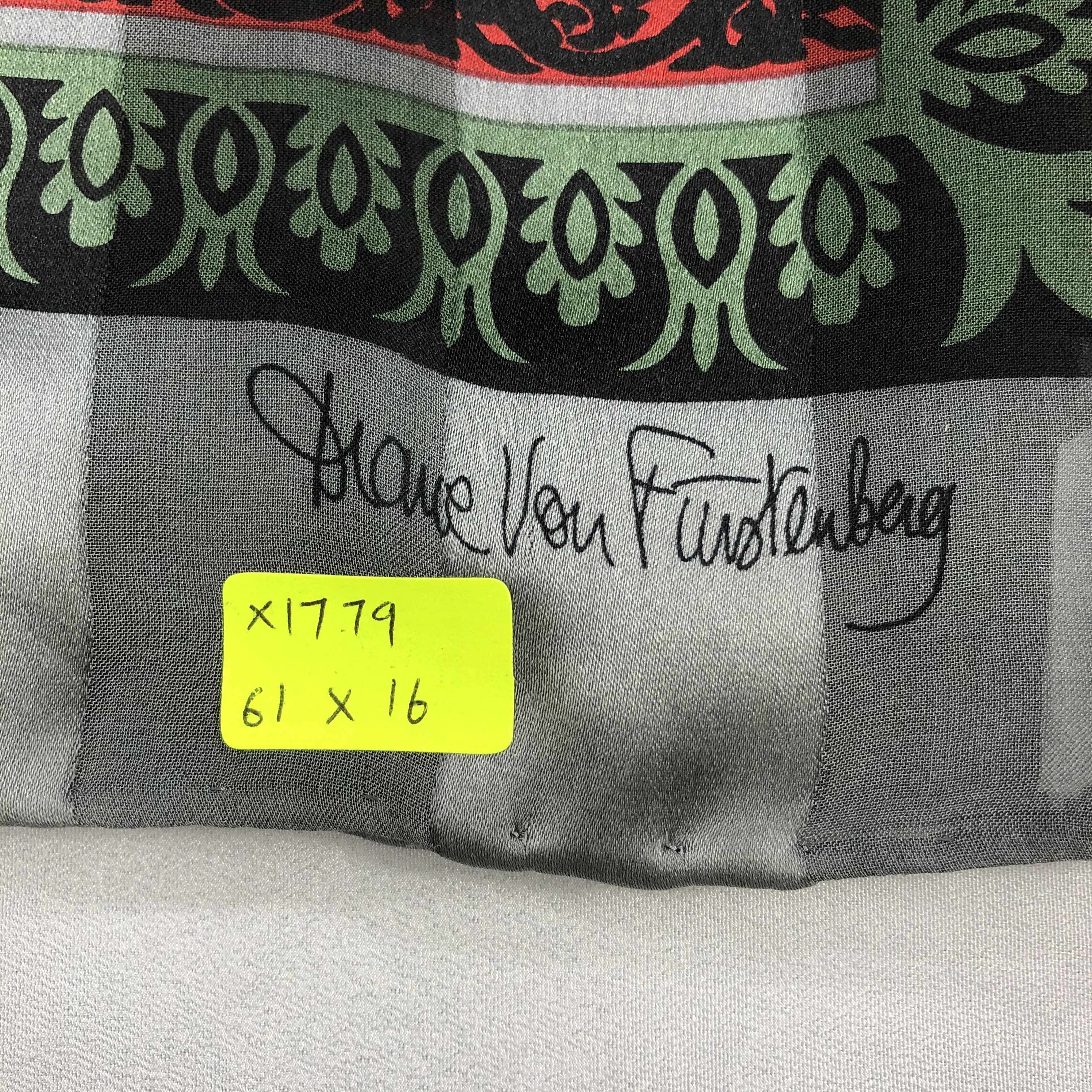 Diane von Furstenberg × Vintage Vintage Diane Von Furstenberg Silk Scarf Size ONE SIZE - 9 Thumbnail