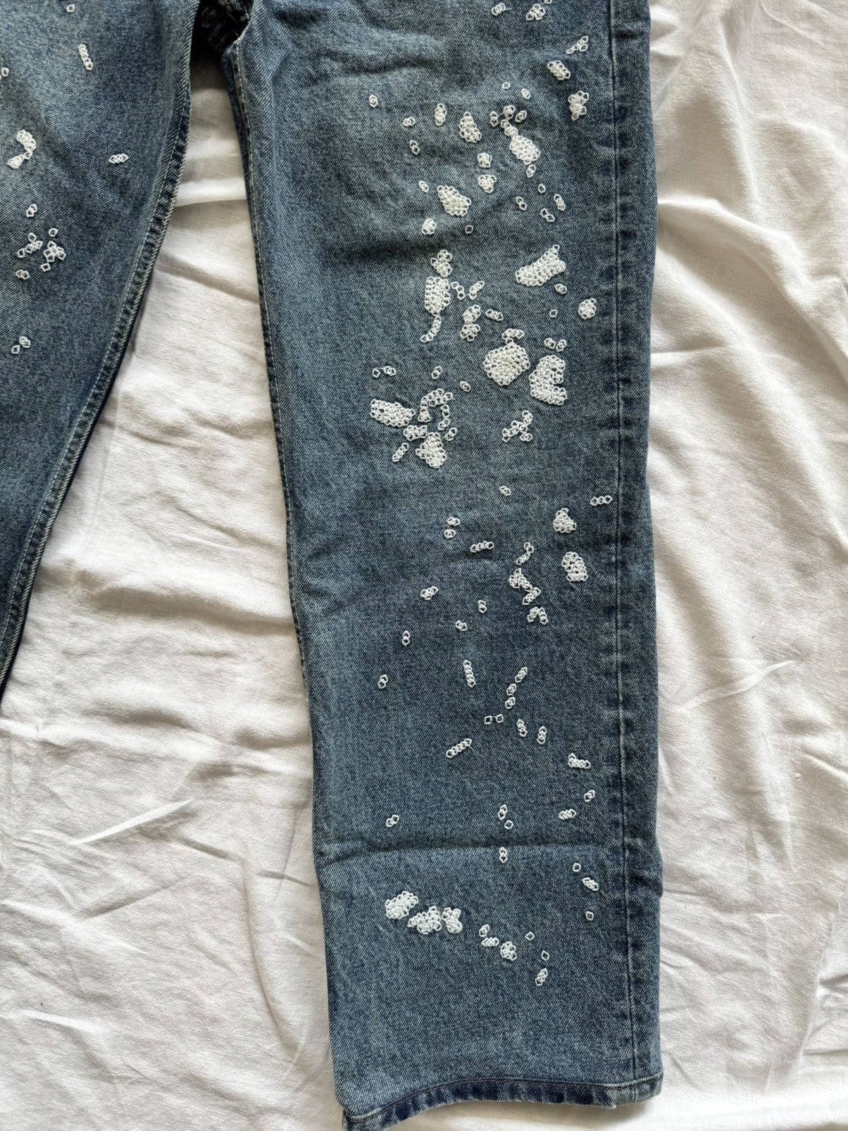 Fugazi Fugazi paint splatter stitch pants 32x29 Size US 32 / EU 48 - 3 Thumbnail