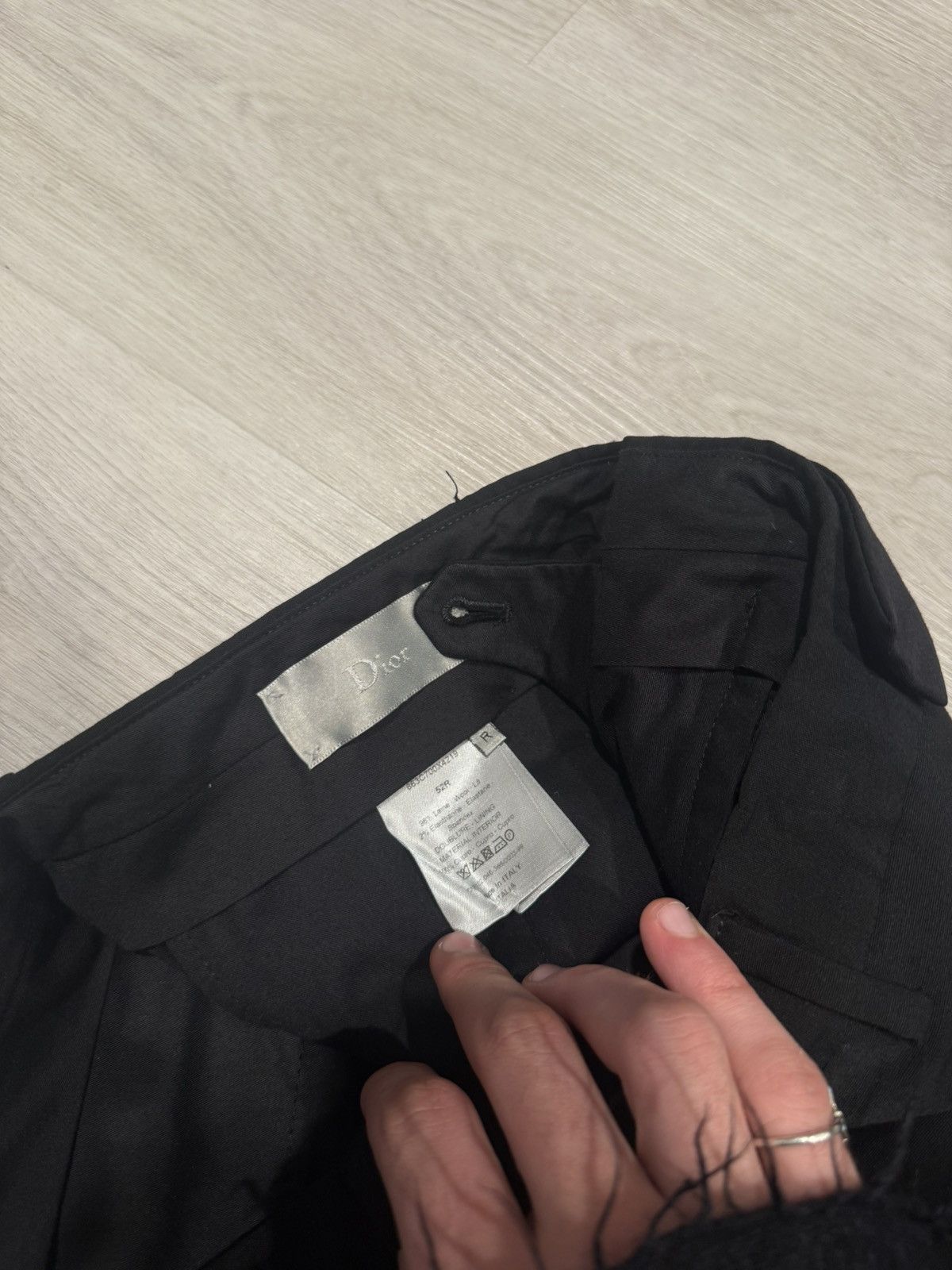 Dior F/W 2018 Wool Dior Homme Dress Pants Size US 34 / EU 50 - 6 Thumbnail