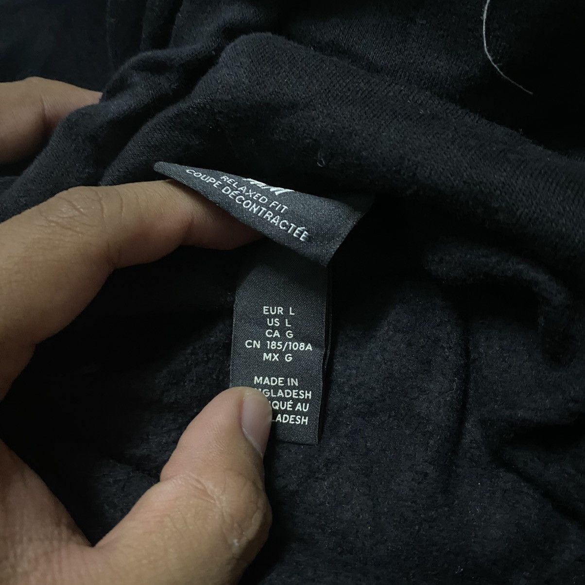 H&M H&M Plain Black Hoodie Size US M / EU 48-50 / 2 - 4 Thumbnail