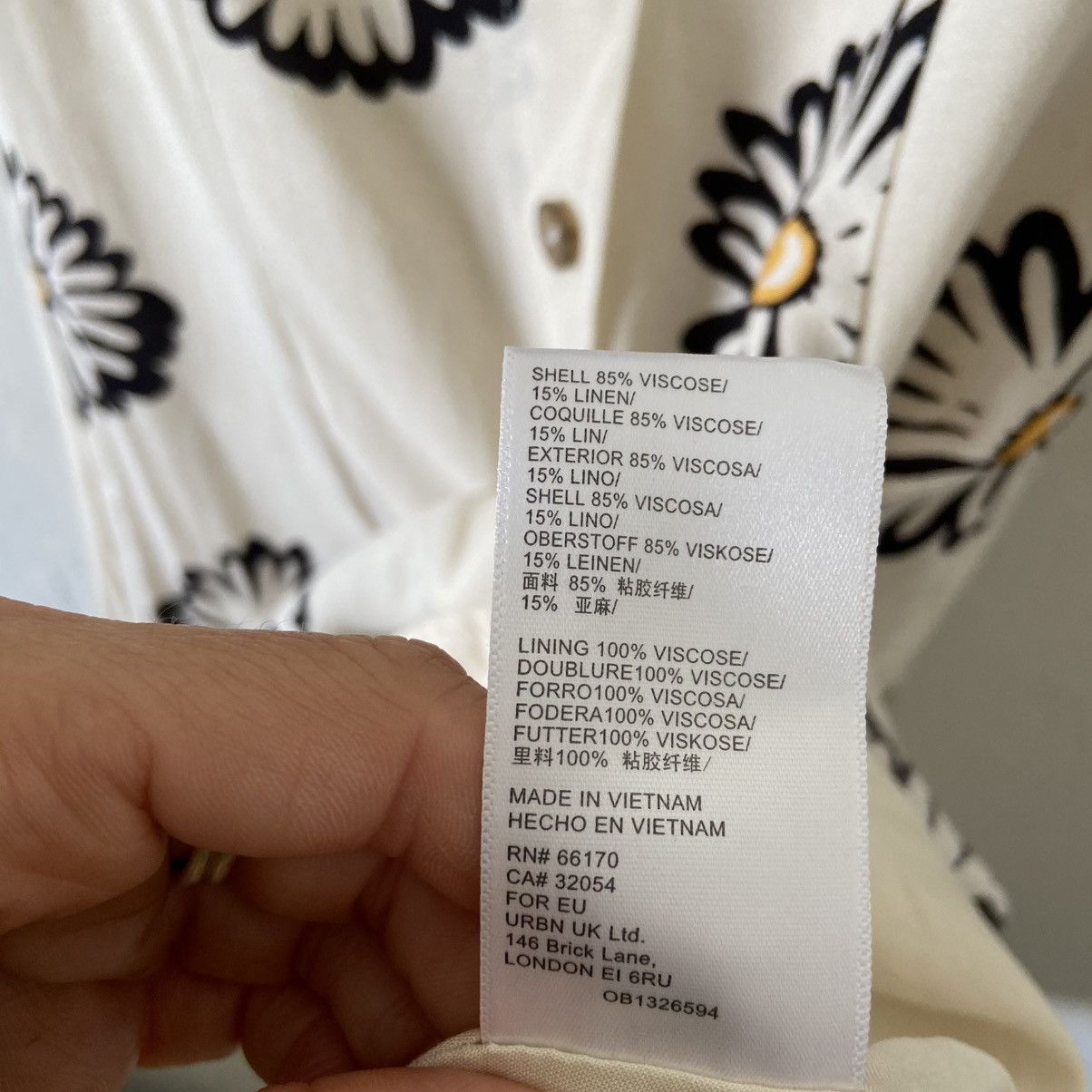 Urban Outfitters NWT Urban Outfitters Floral Daisy Print Mini Dress | XS Size XS / US 0-2 / IT 36-38 - 7 Thumbnail