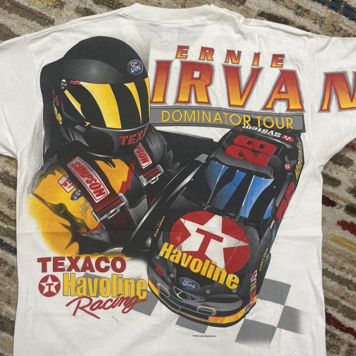 Chase Authentics × NASCAR × Vintage VTG NASCAR AOP ERNIE IRVAN DOMINATOR TOUR Size US XL / EU 56 / 4 - 2 Thumbnail