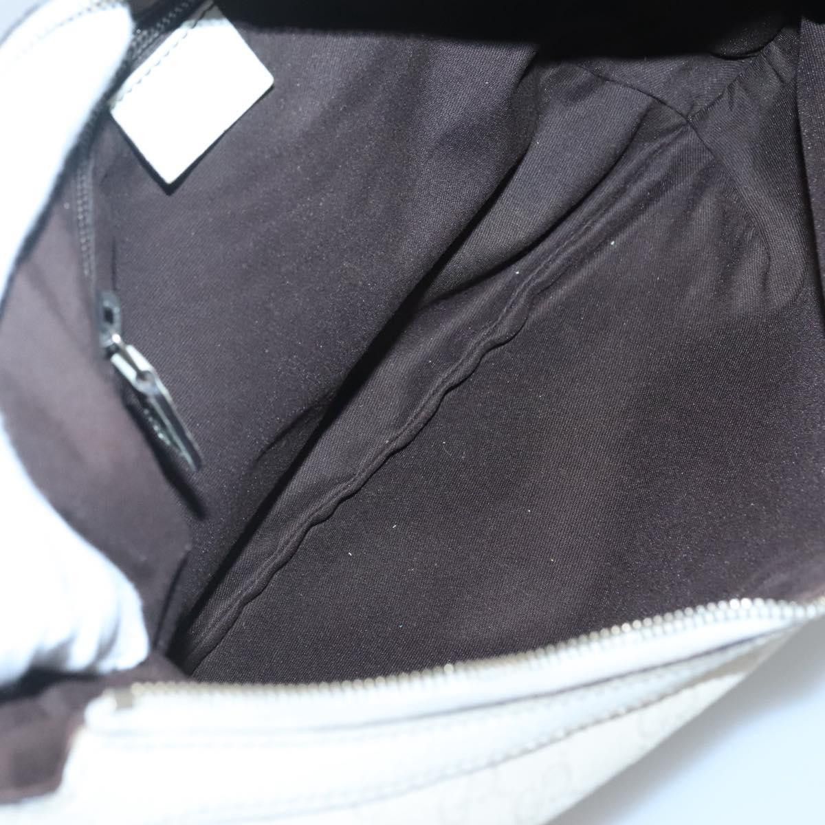 Gucci GUCCI GG Canvas Shoulder Bag White Gold Size ONE SIZE - 11 Thumbnail