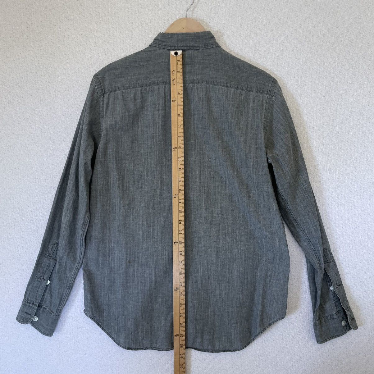 Ralph Lauren RRL Double RL Chambray Grey Cotton Workshirt Button Down Size US S / EU 44-46 / 1 - 9 Thumbnail