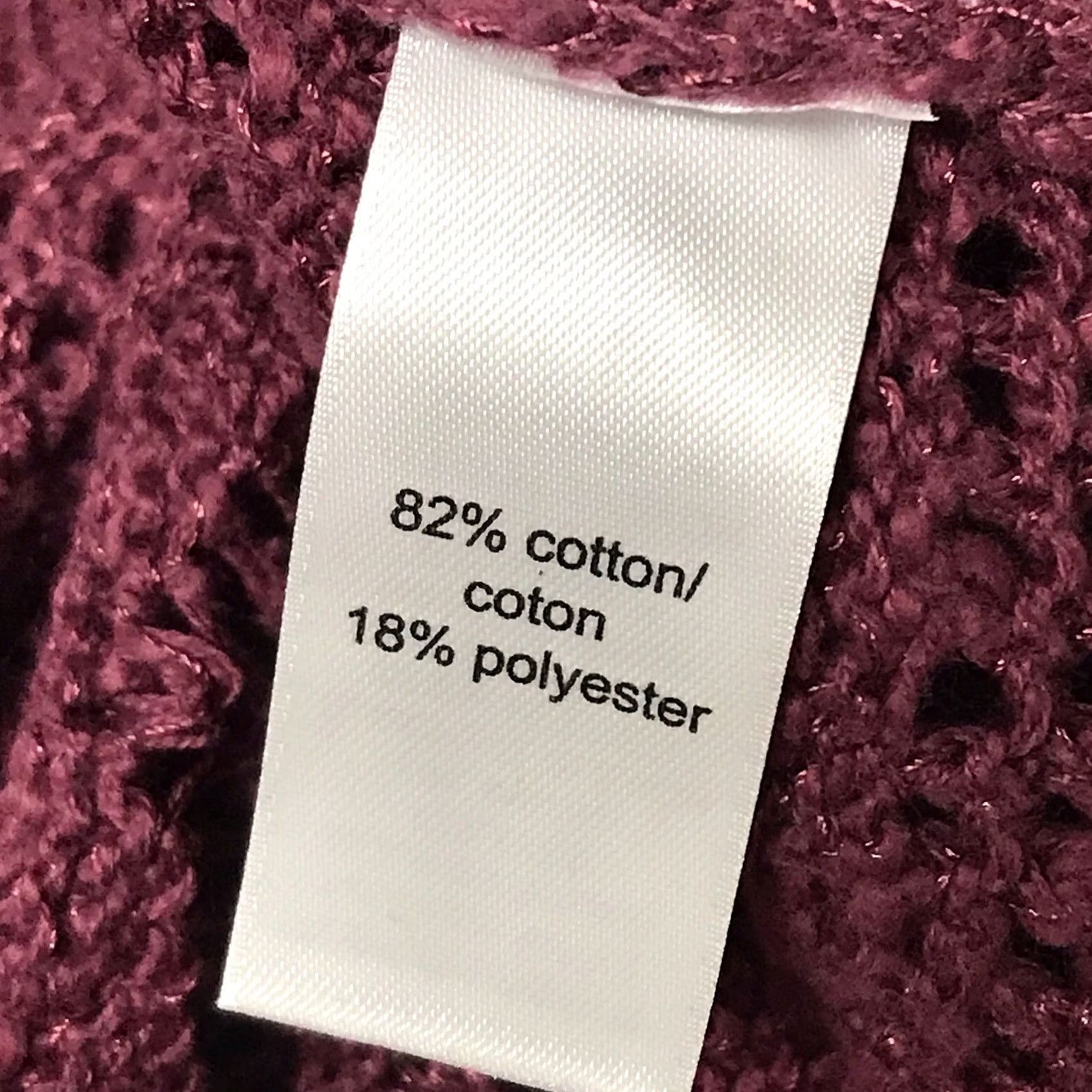 Vintage Maurices Women Pink Scoopy V-Neck Zigzag Open Knit Sleeveless Sweater Vest L Size L / US 10 / IT 46 - 4 Thumbnail