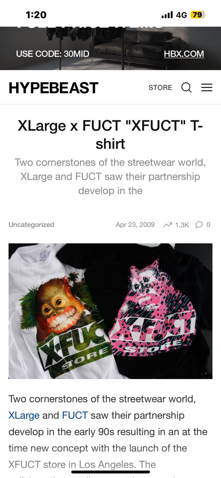FUCT × Xlarge XLarge x FUCT "XFUCT" T-shirt Size US M / EU 48-50 / 2 - 9 Thumbnail