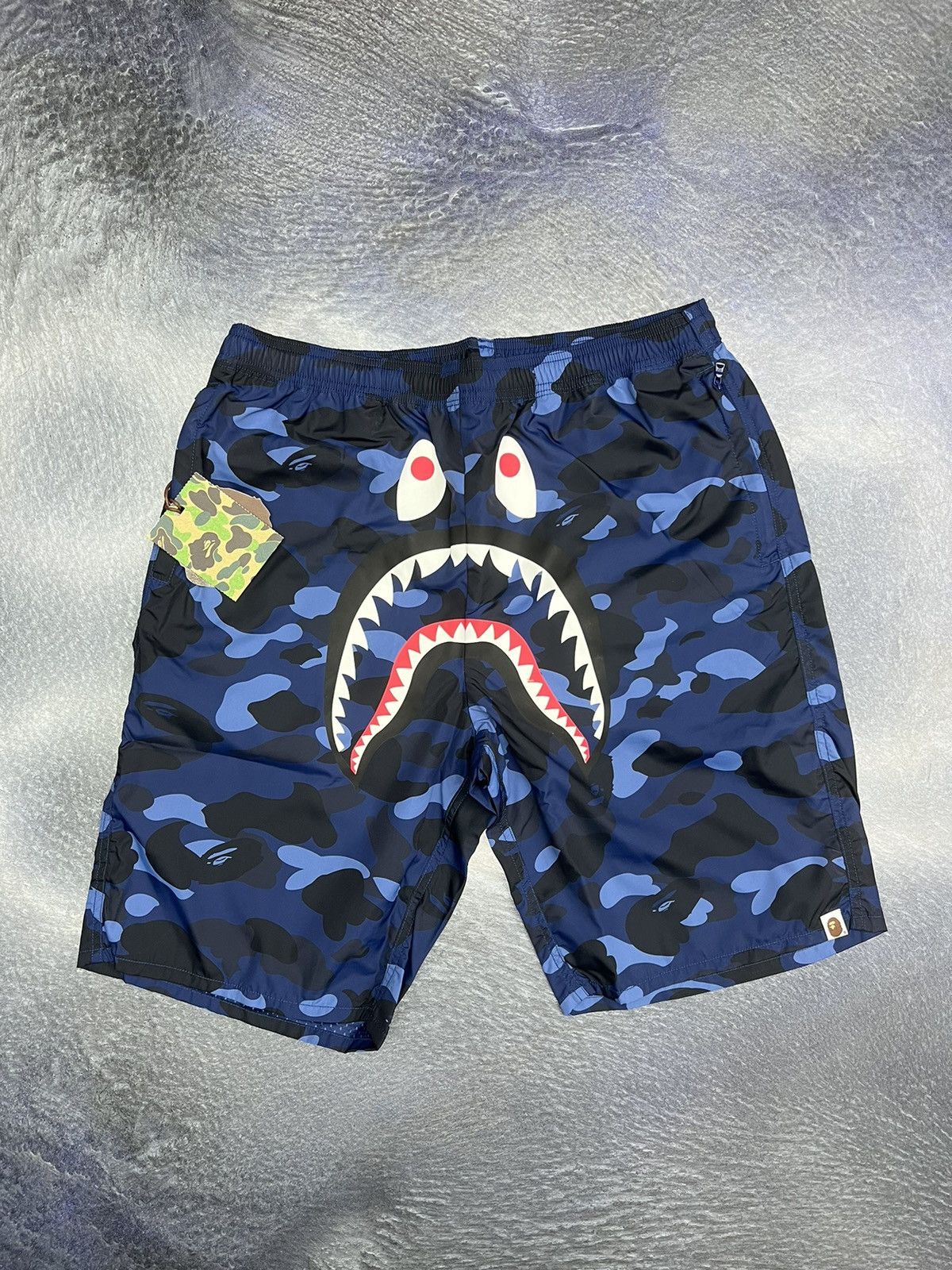 Bape Bape Color Camo Shark Beach Shorts Size US 38 / EU 54 - 1 Thumbnail